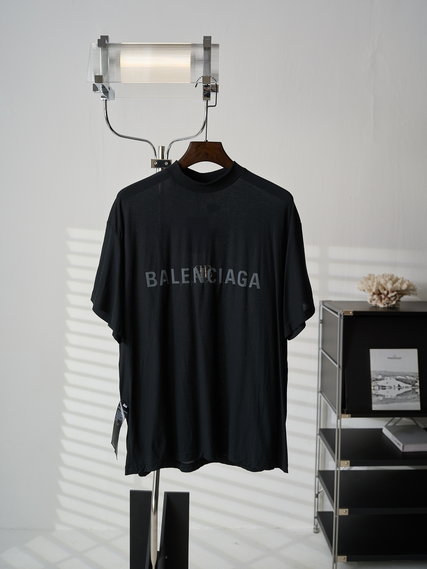 Balenciaga 双面穿字母LOGO印花短袖T恤