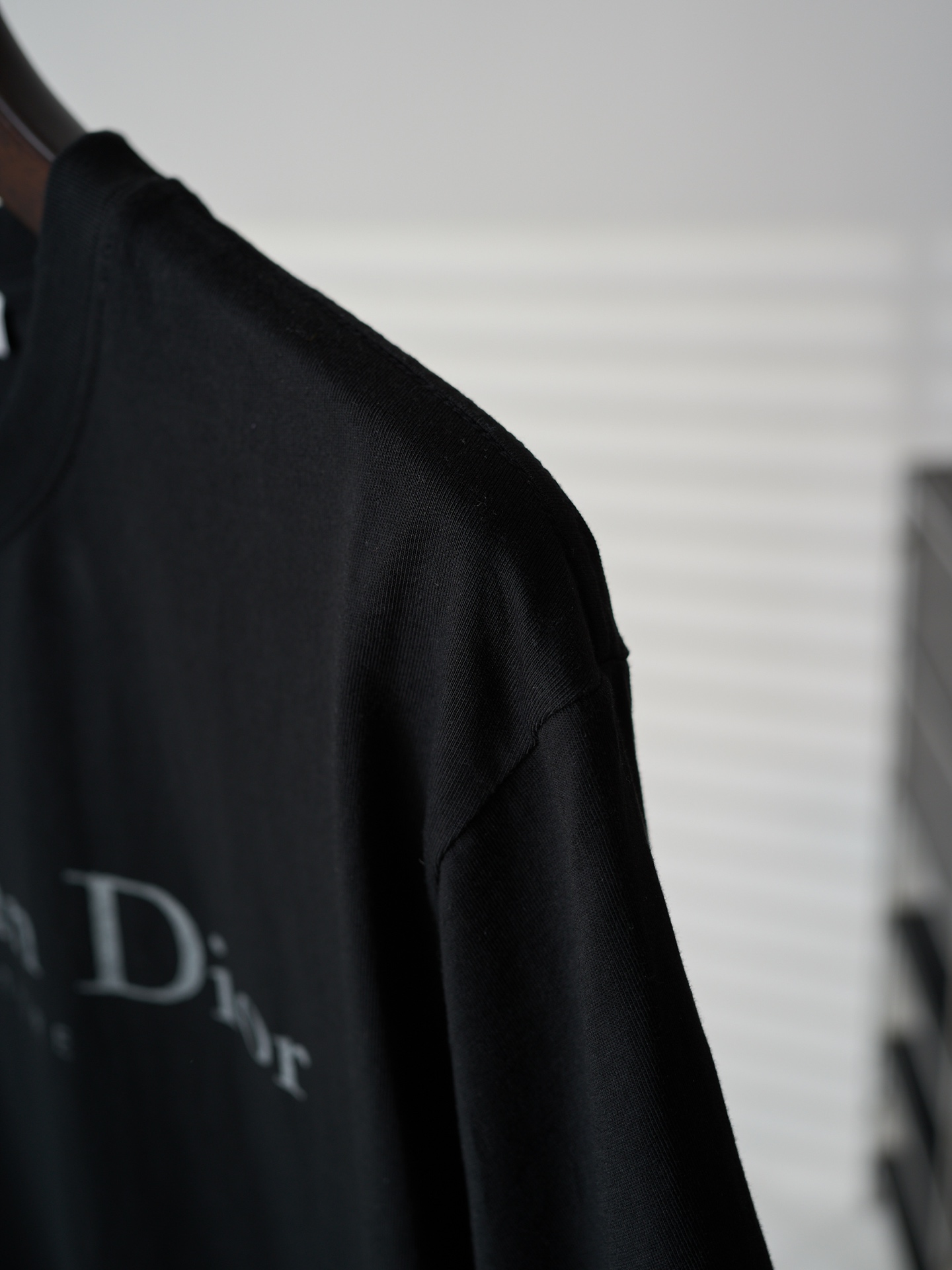 Dior 模糊 印花标识圆领短袖T恤