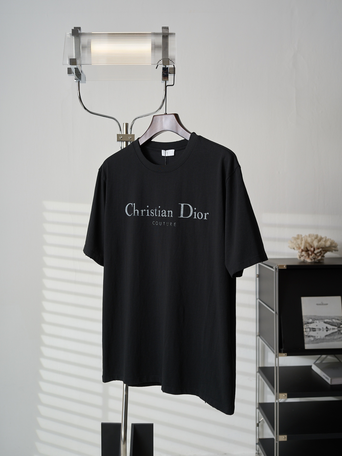 Dior 模糊 印花标识圆领短袖T恤