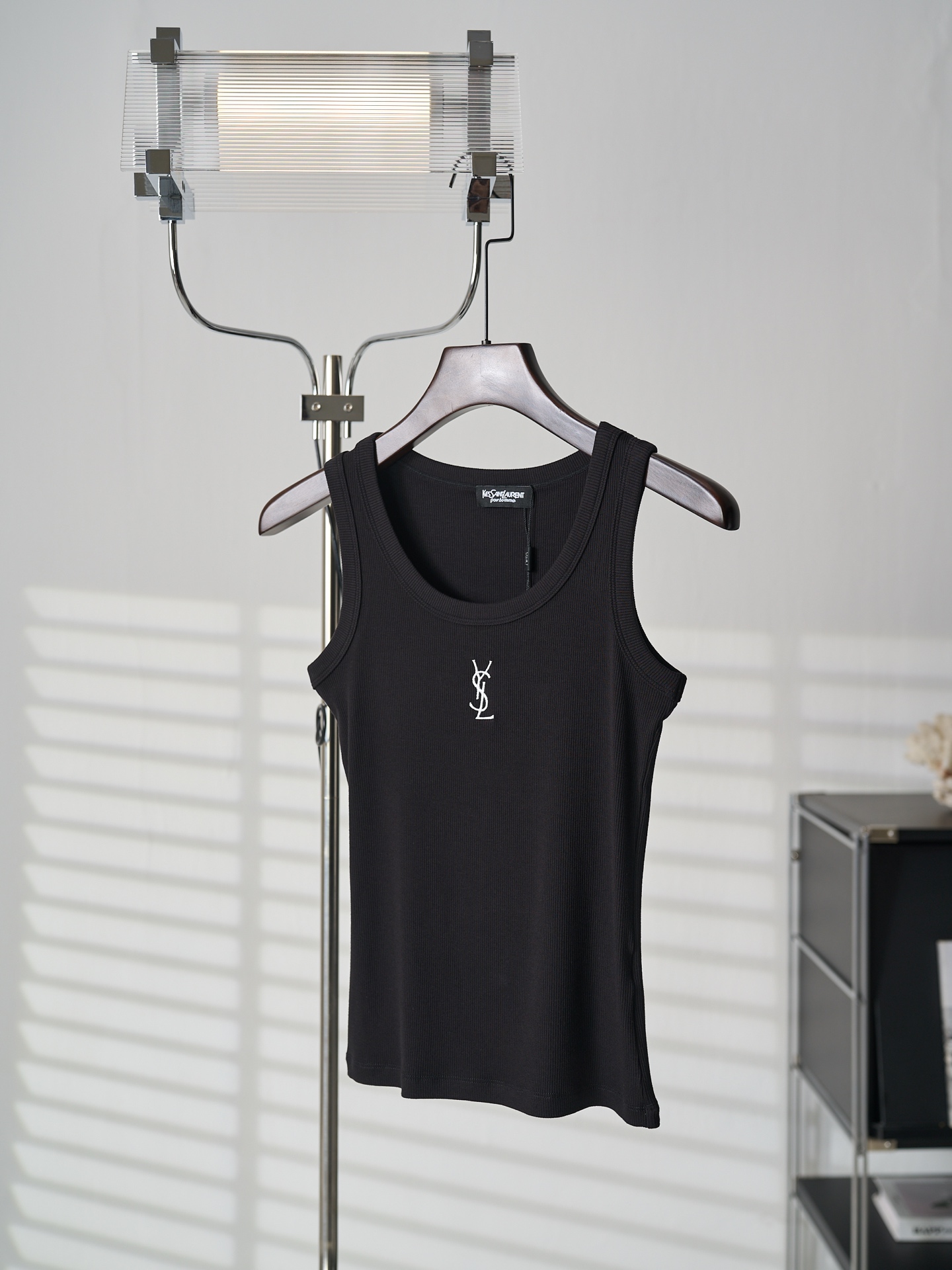 Saint Laurent YSL 字母刺绣弹力背心女款