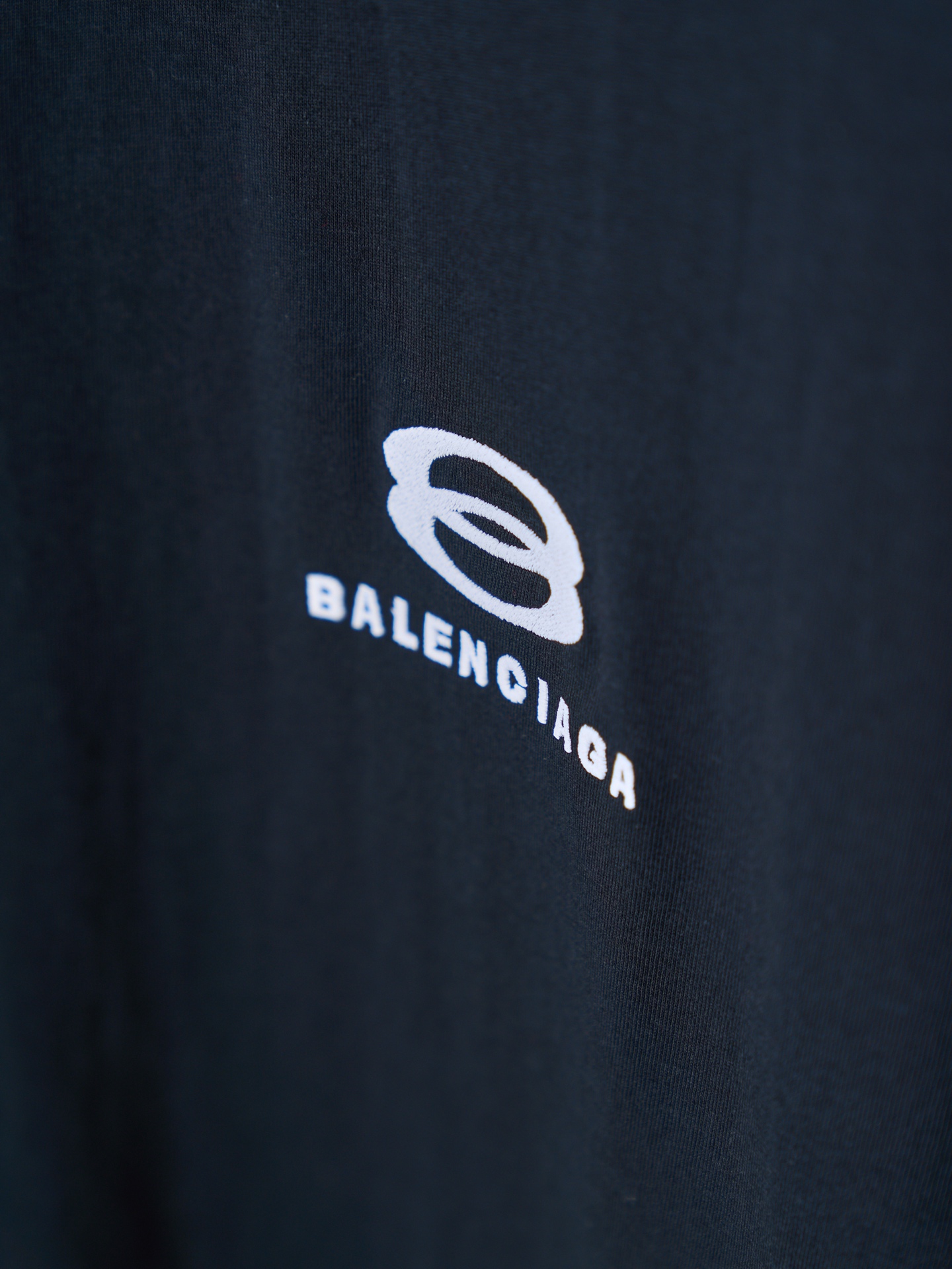 Balenciaga Sports Icon双环刺绣条纹圆领短袖T恤
