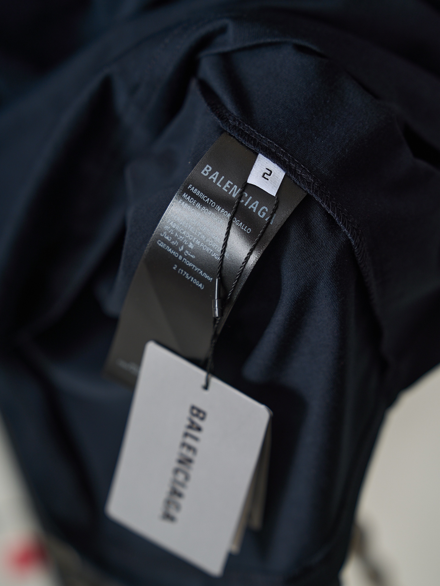 Balenciaga Sports Icon双环刺绣条纹圆领短袖T恤
