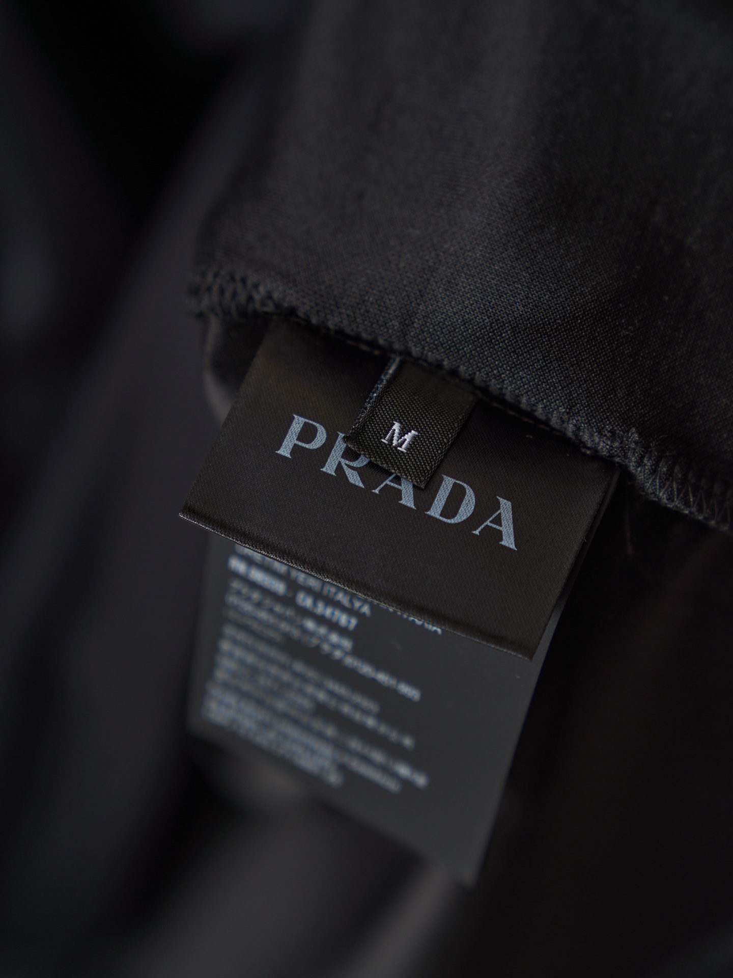 Prada 字母标识刺绣圆领短袖T恤版本2
