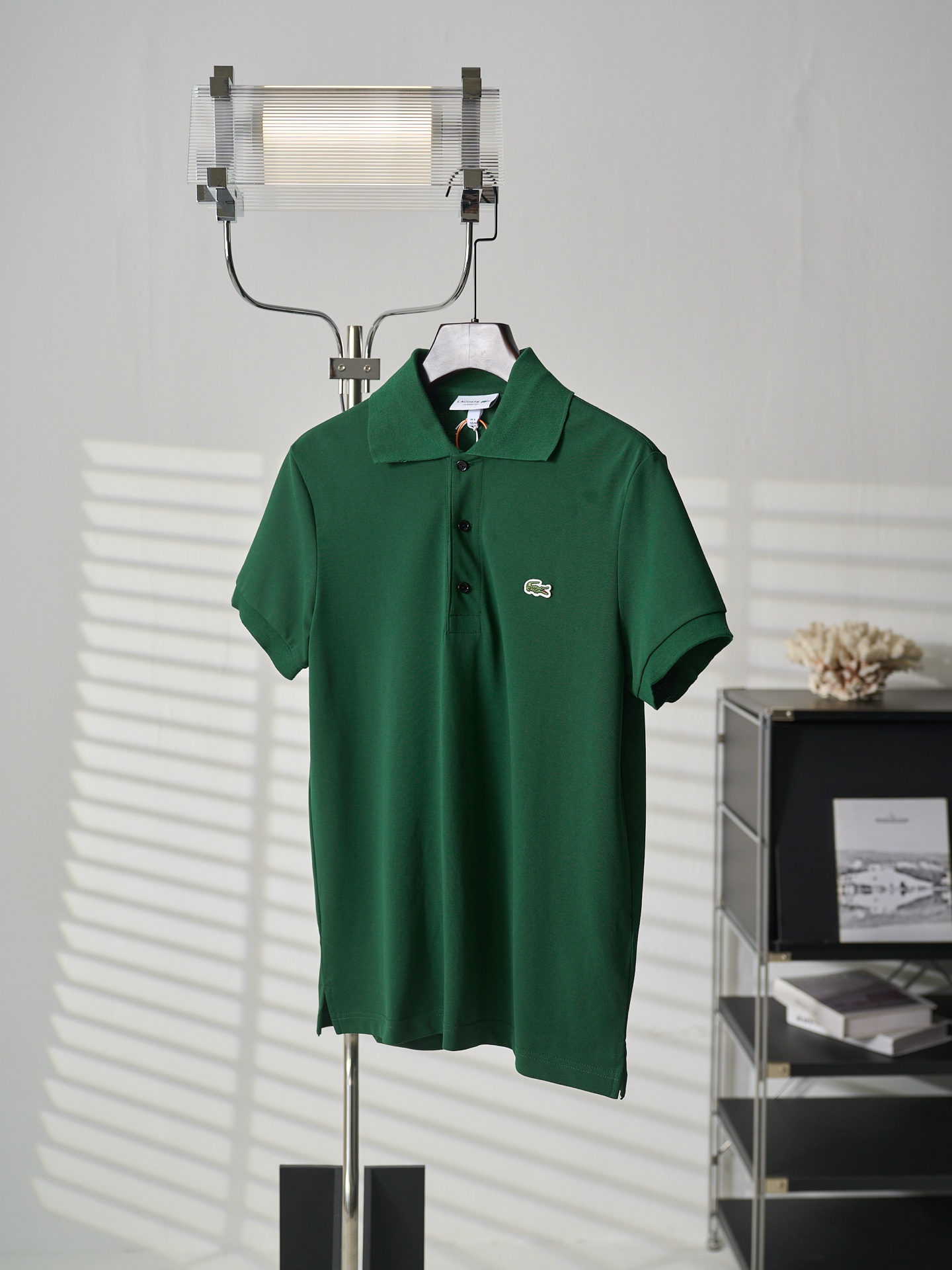 Lacoste 鳄鱼徽标刺绣短袖Polo衫