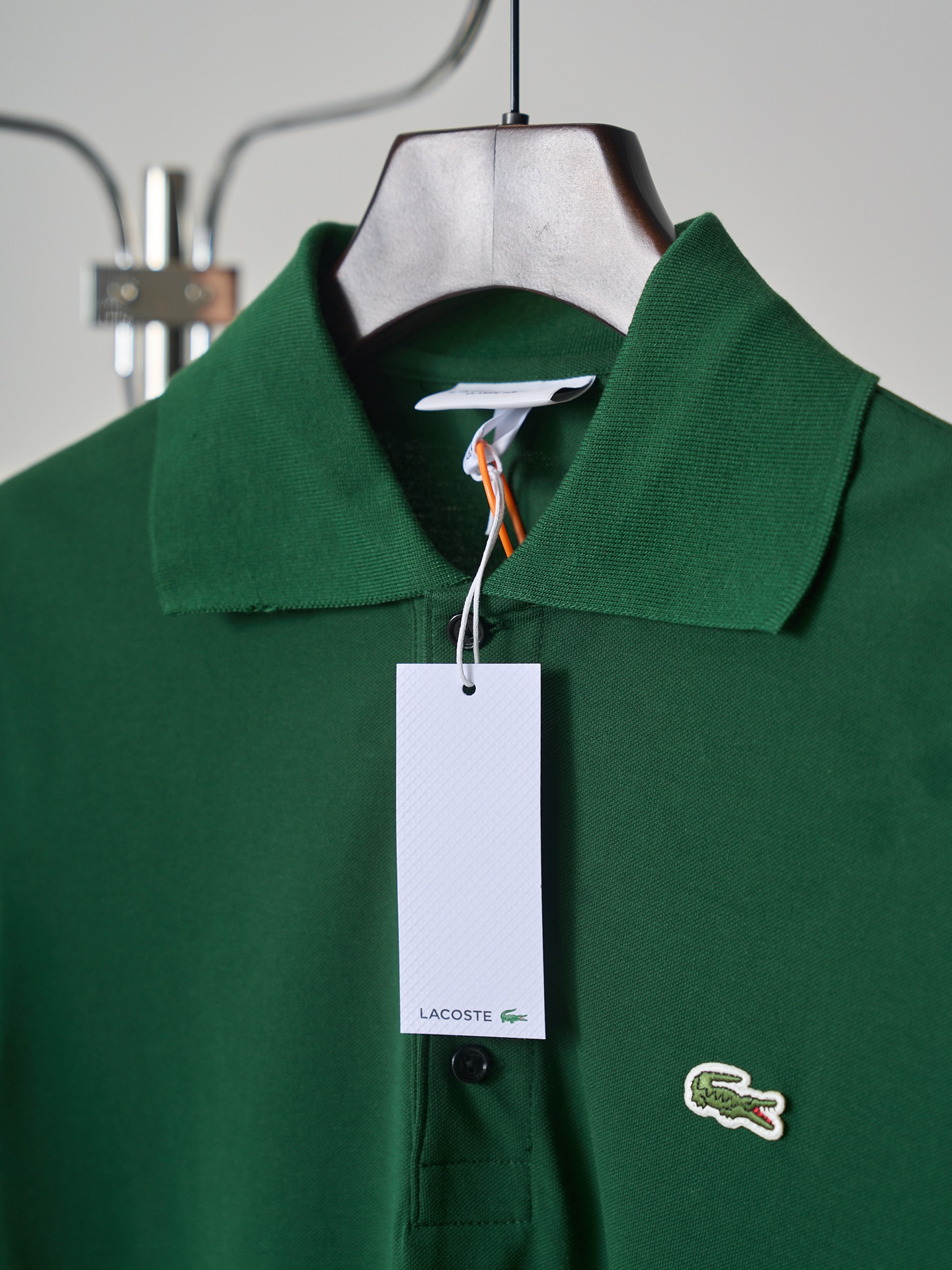 Lacoste 鳄鱼徽标刺绣短袖Polo衫