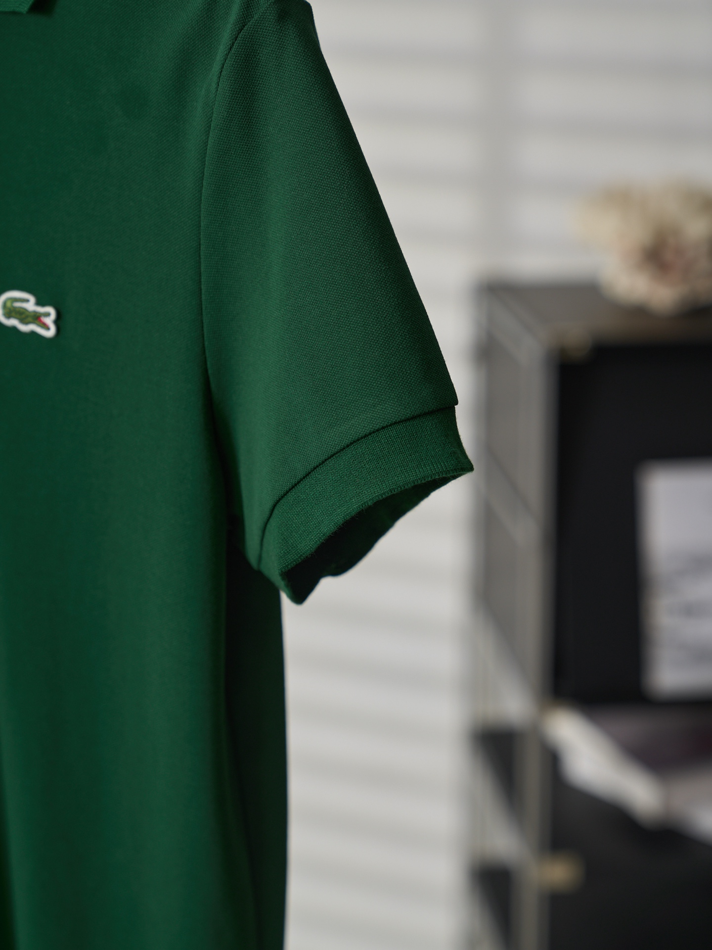 Lacoste 鳄鱼徽标刺绣短袖Polo衫