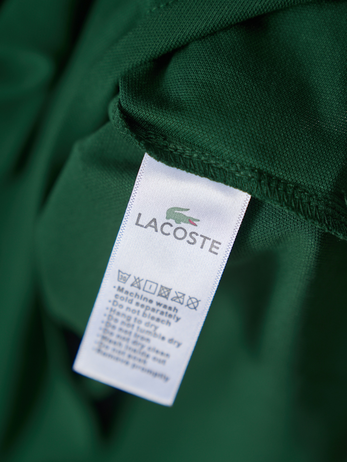 Lacoste 鳄鱼徽标刺绣短袖Polo衫