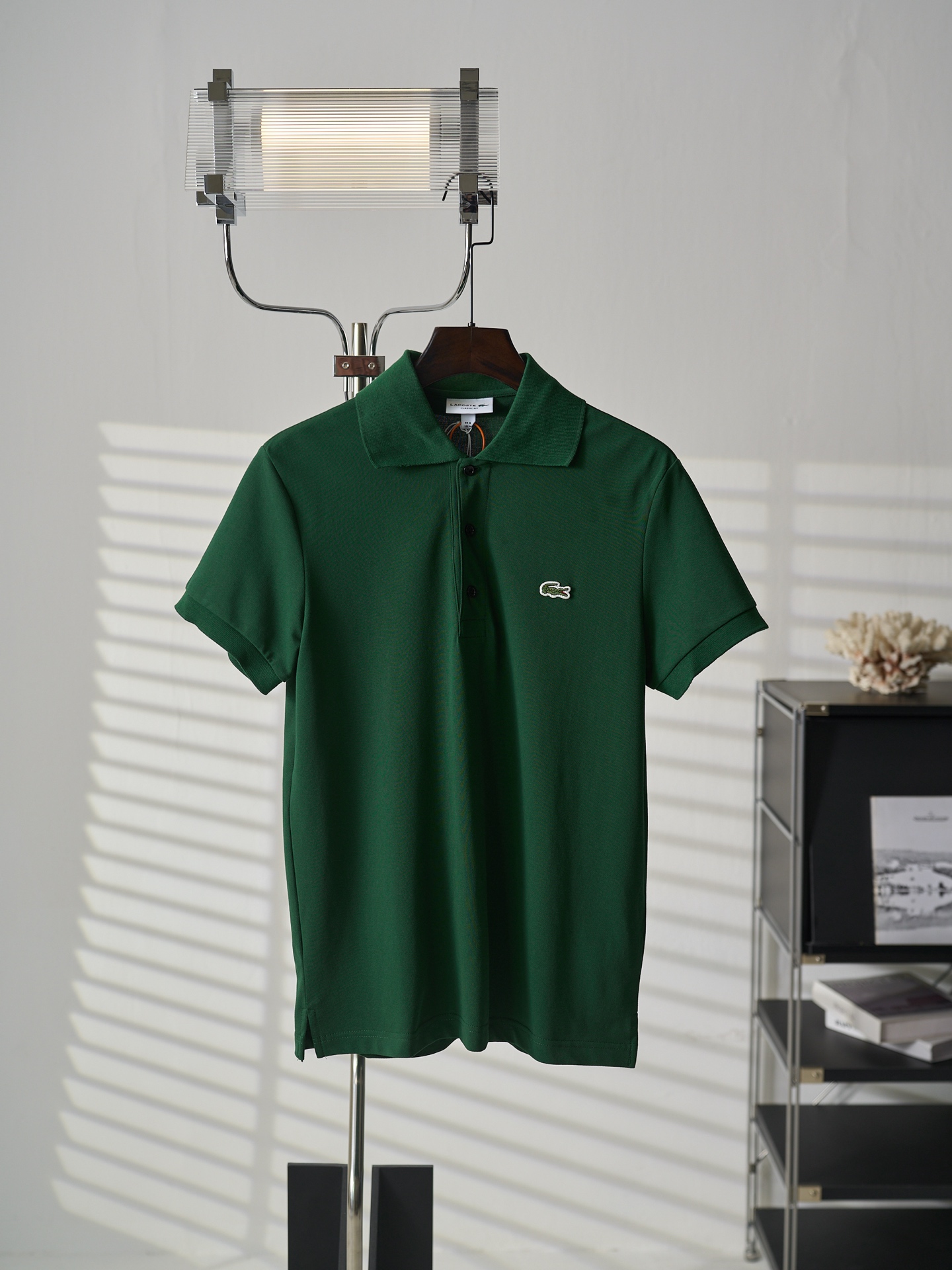 Lacoste 鳄鱼徽标刺绣短袖Polo衫