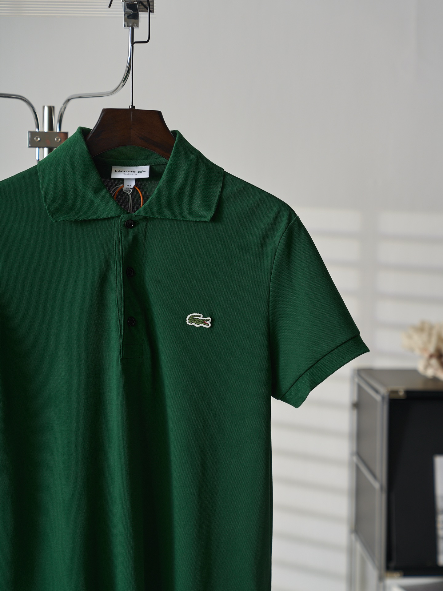 Lacoste 鳄鱼徽标刺绣短袖Polo衫