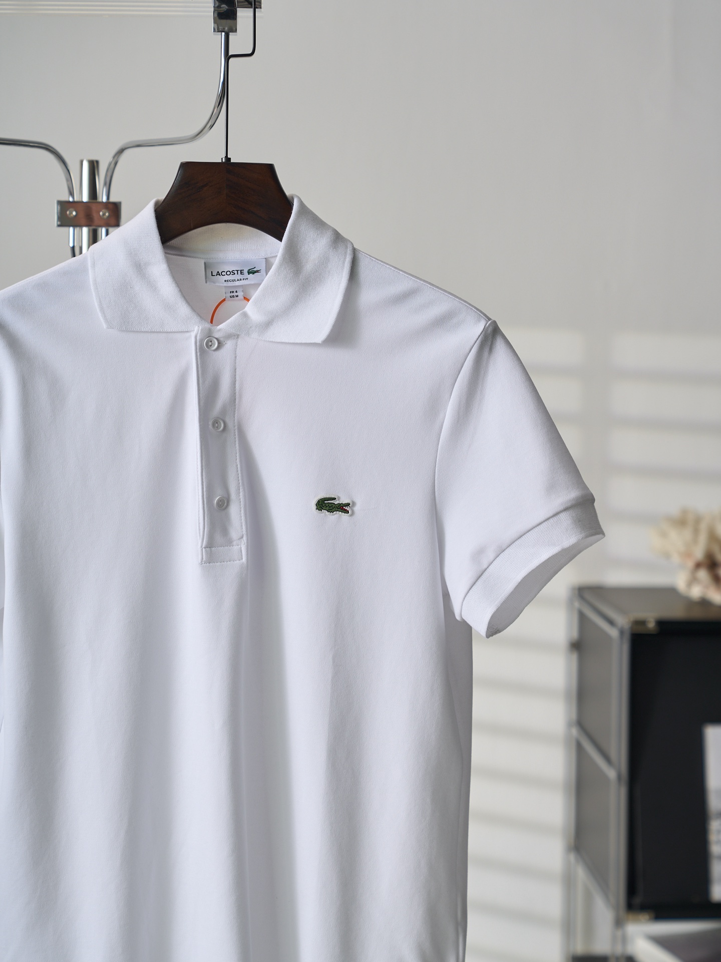 Lacoste 鳄鱼徽标刺绣短袖Polo衫