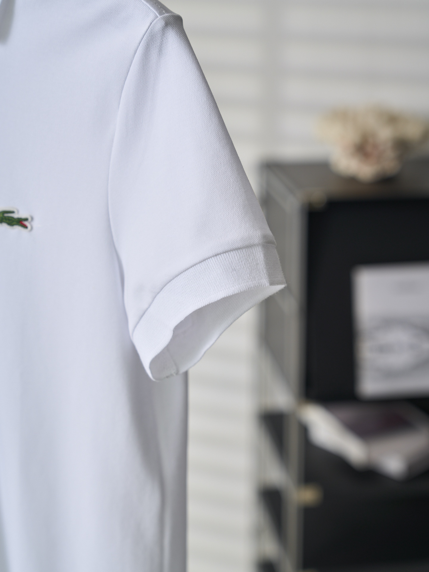 Lacoste 鳄鱼徽标刺绣短袖Polo衫