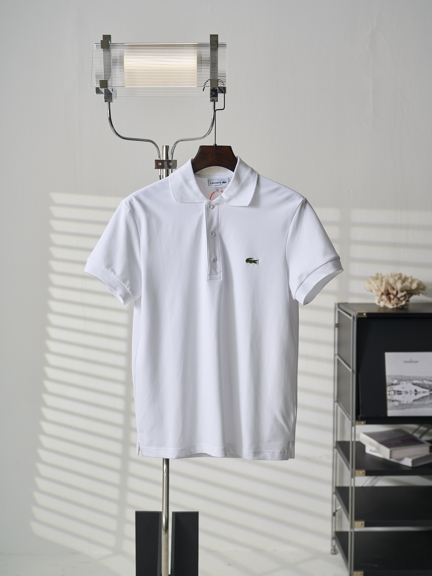 Lacoste 鳄鱼徽标刺绣短袖Polo衫