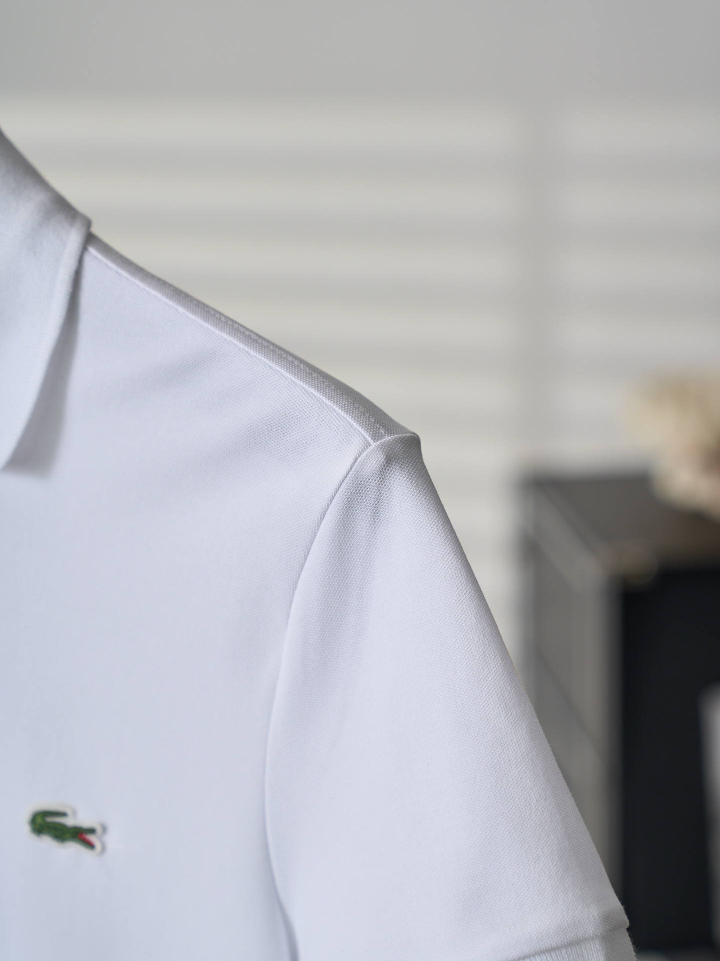 Lacoste 鳄鱼徽标刺绣短袖Polo衫
