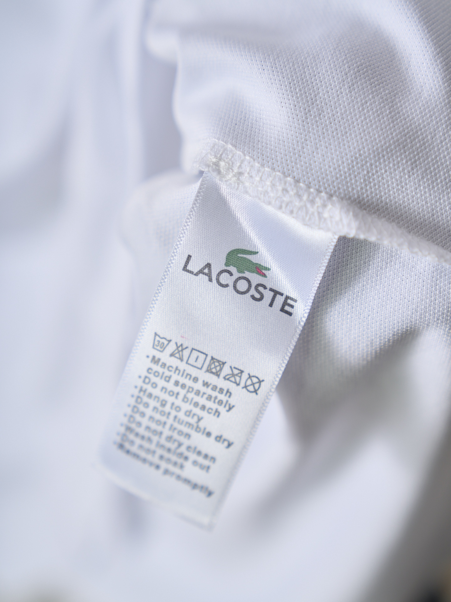 Lacoste 鳄鱼徽标刺绣短袖Polo衫