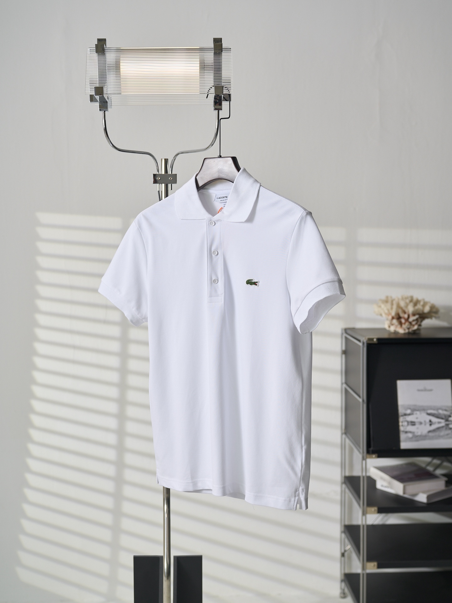 Lacoste 鳄鱼徽标刺绣短袖Polo衫