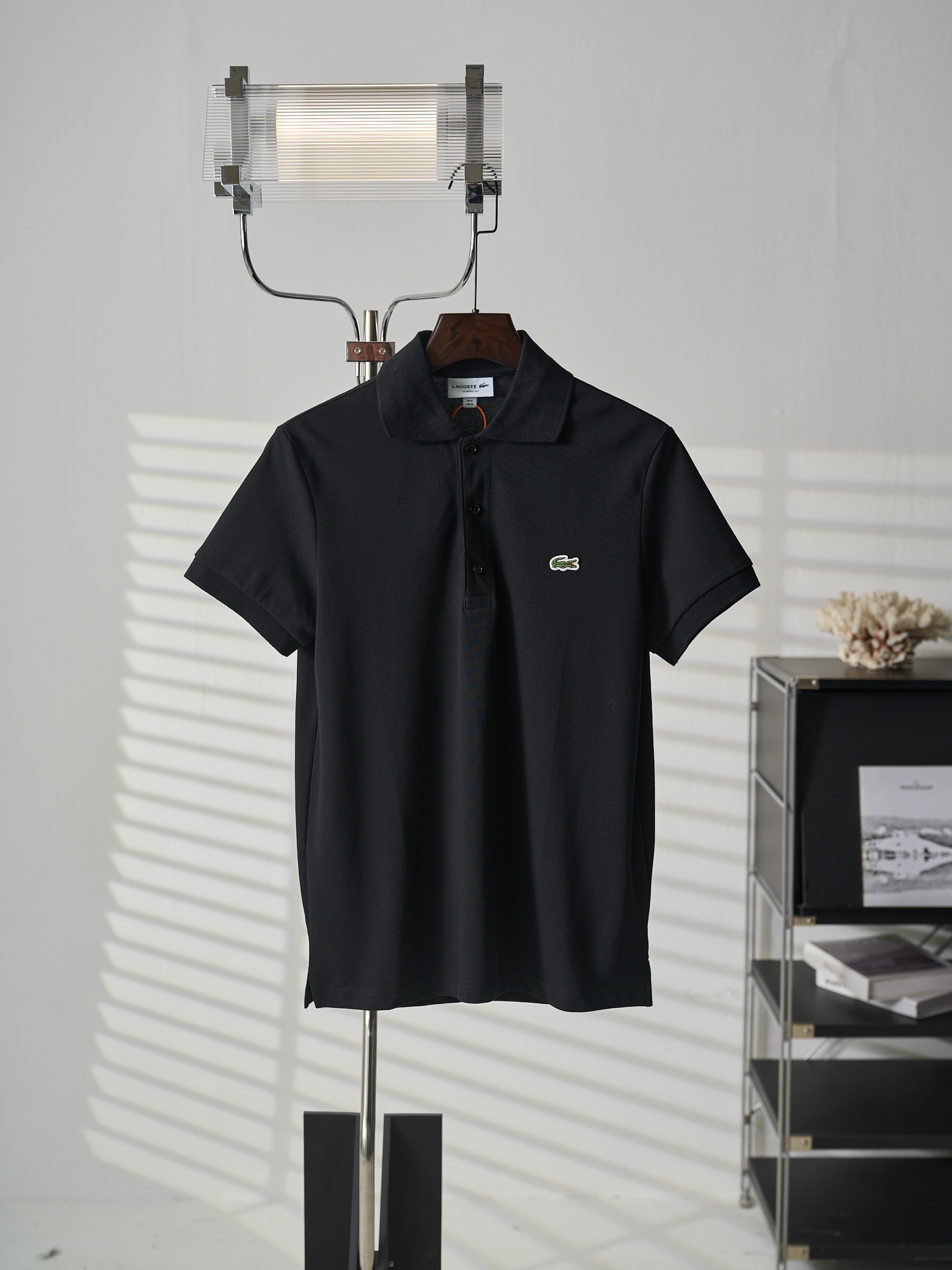 Lacoste 鳄鱼徽标刺绣短袖Polo衫