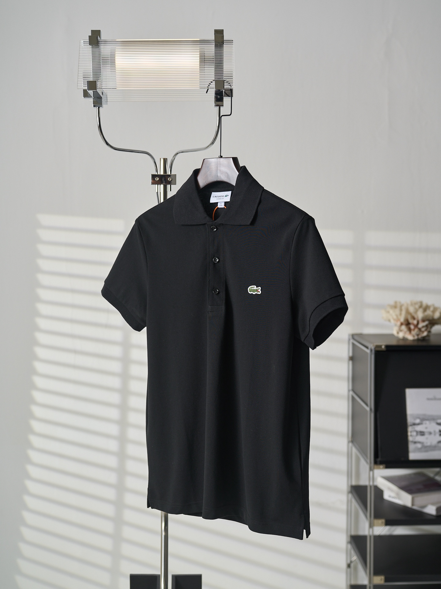 Lacoste 鳄鱼徽标刺绣短袖Polo衫