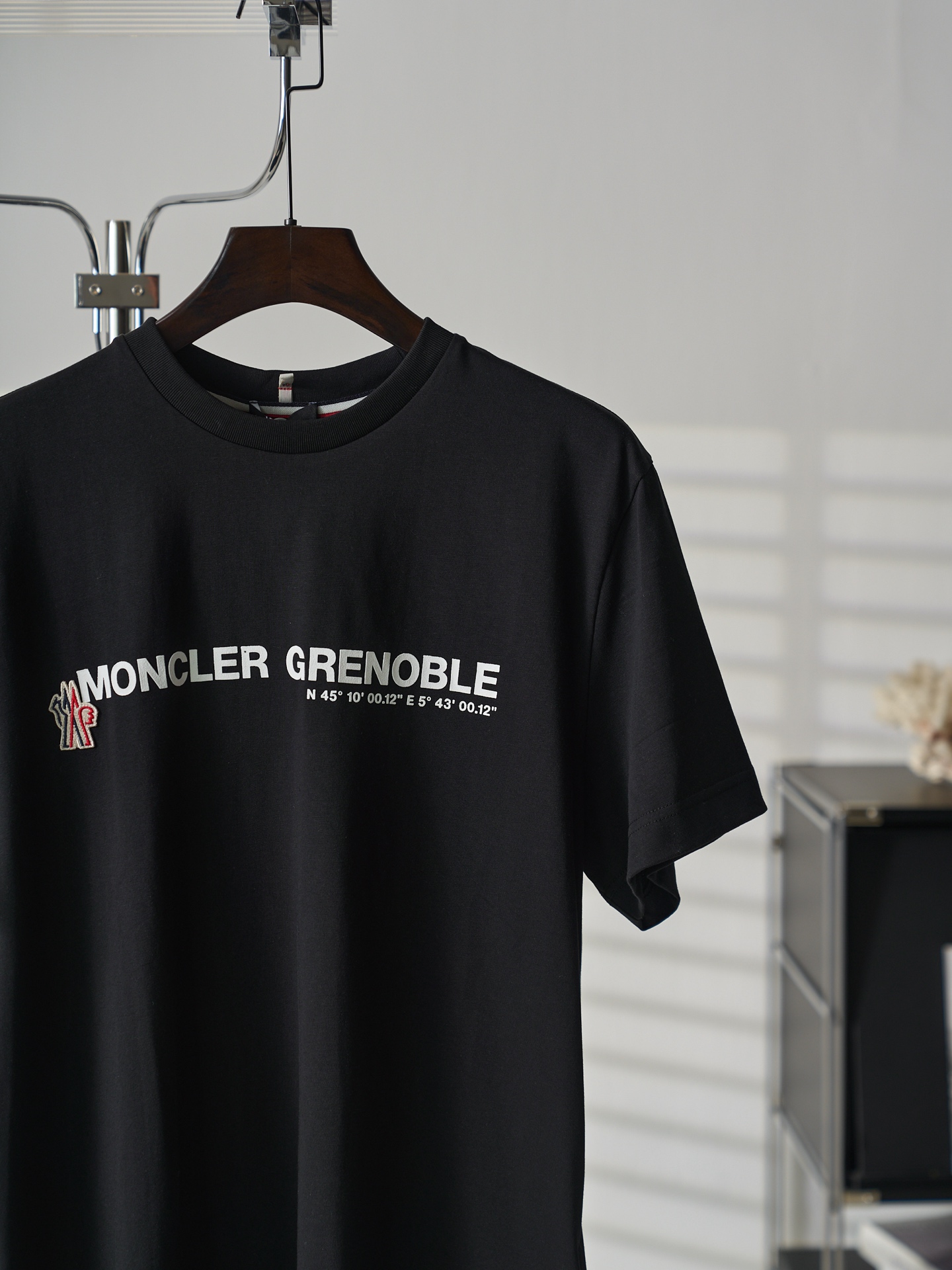 Moncler 标识字母印花圆领短袖T恤