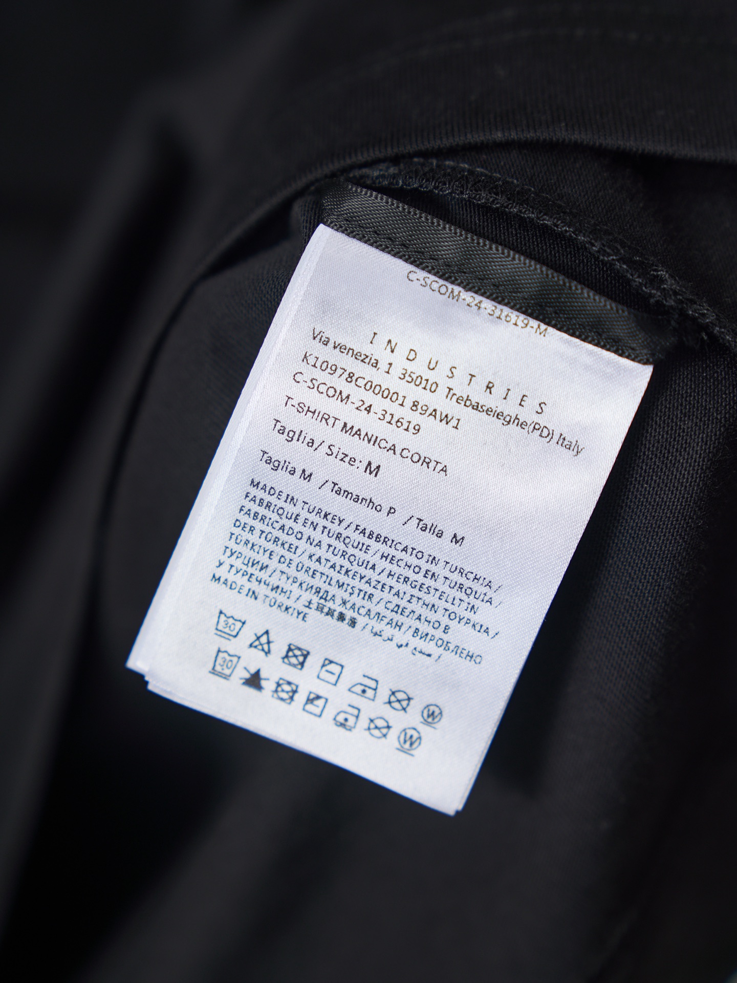 Moncler 标识字母印花圆领短袖T恤
