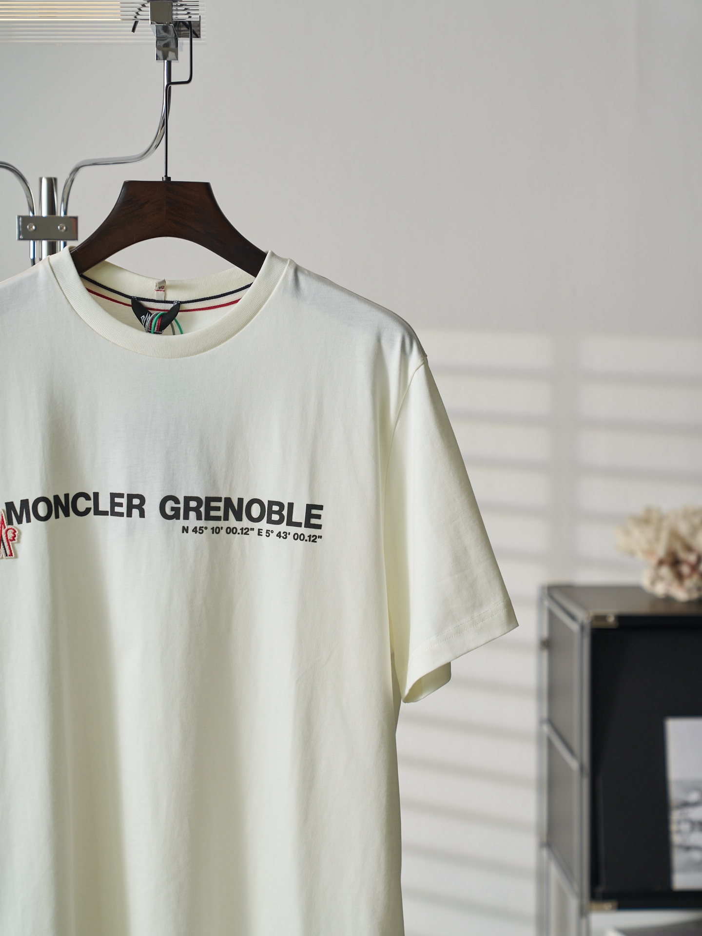 Moncler 标识字母印花圆领短袖T恤
