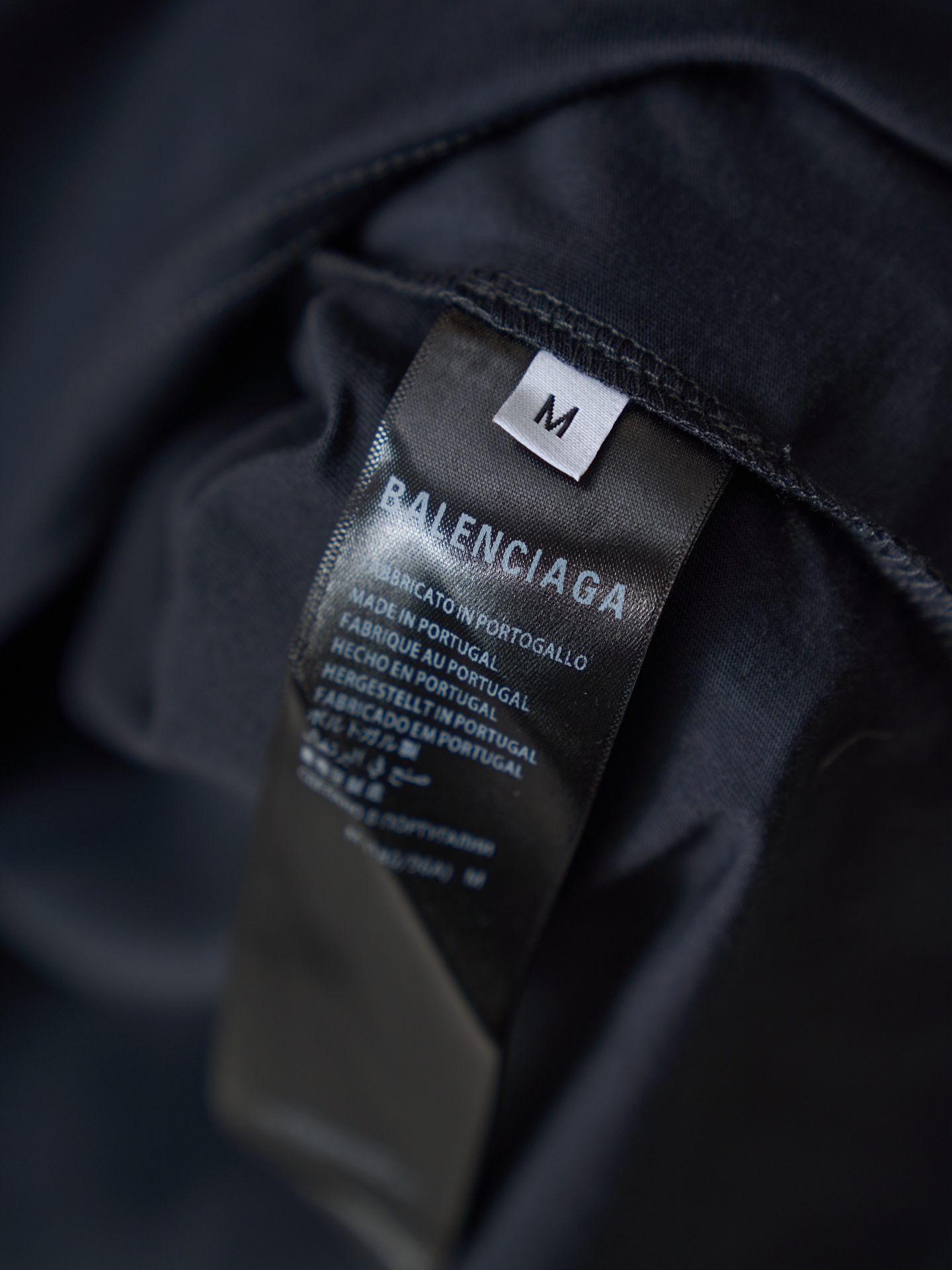 Balenciaga 徽章印花图案圆领短袖T恤