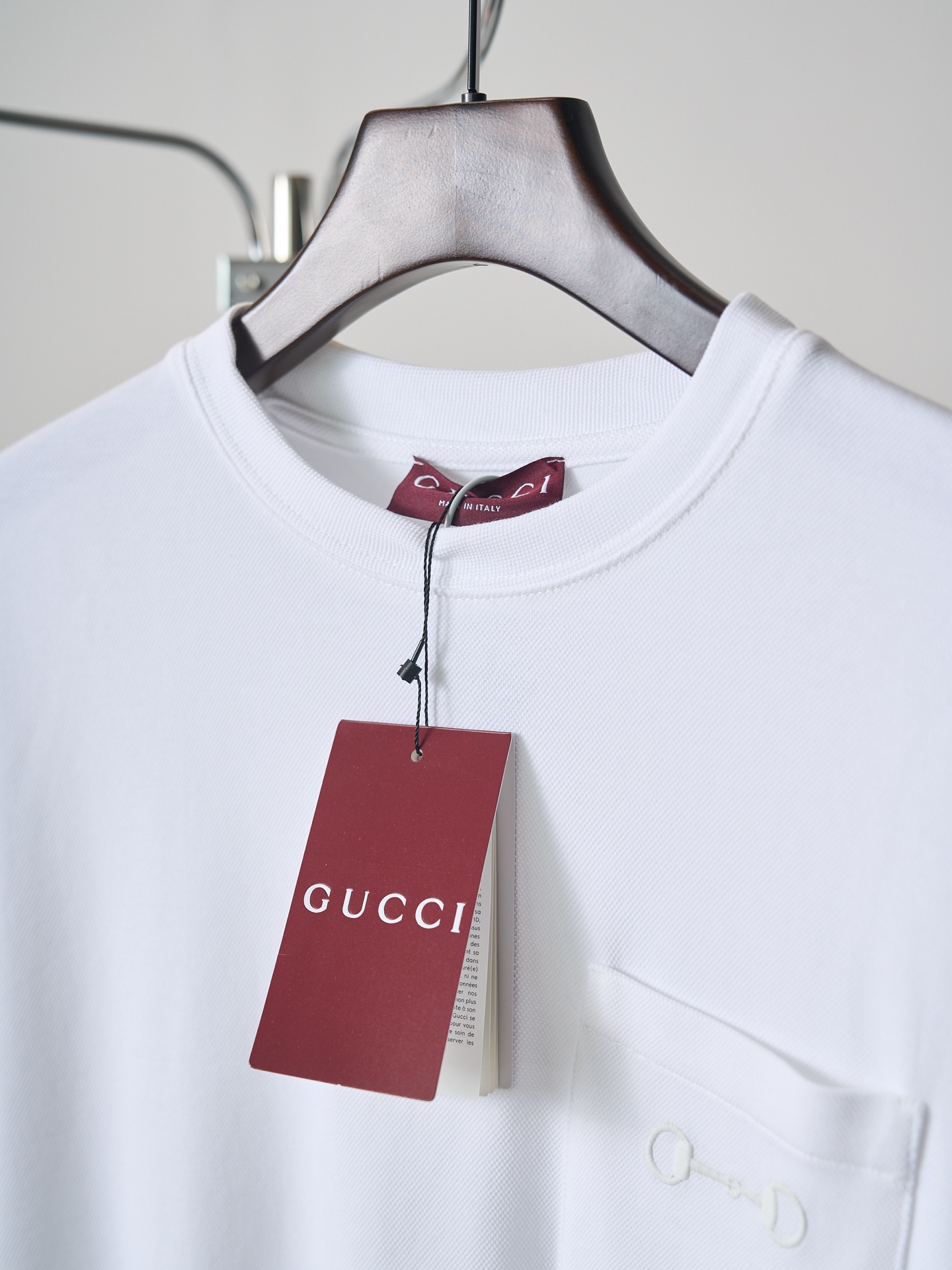Gucci 饰刺绣珠地棉圆领短袖T恤