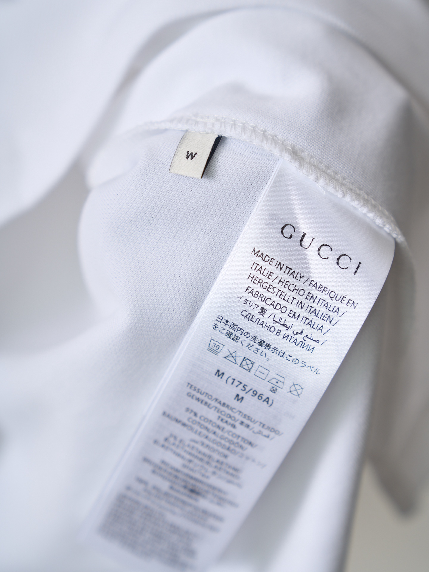 Gucci 饰刺绣珠地棉圆领短袖T恤