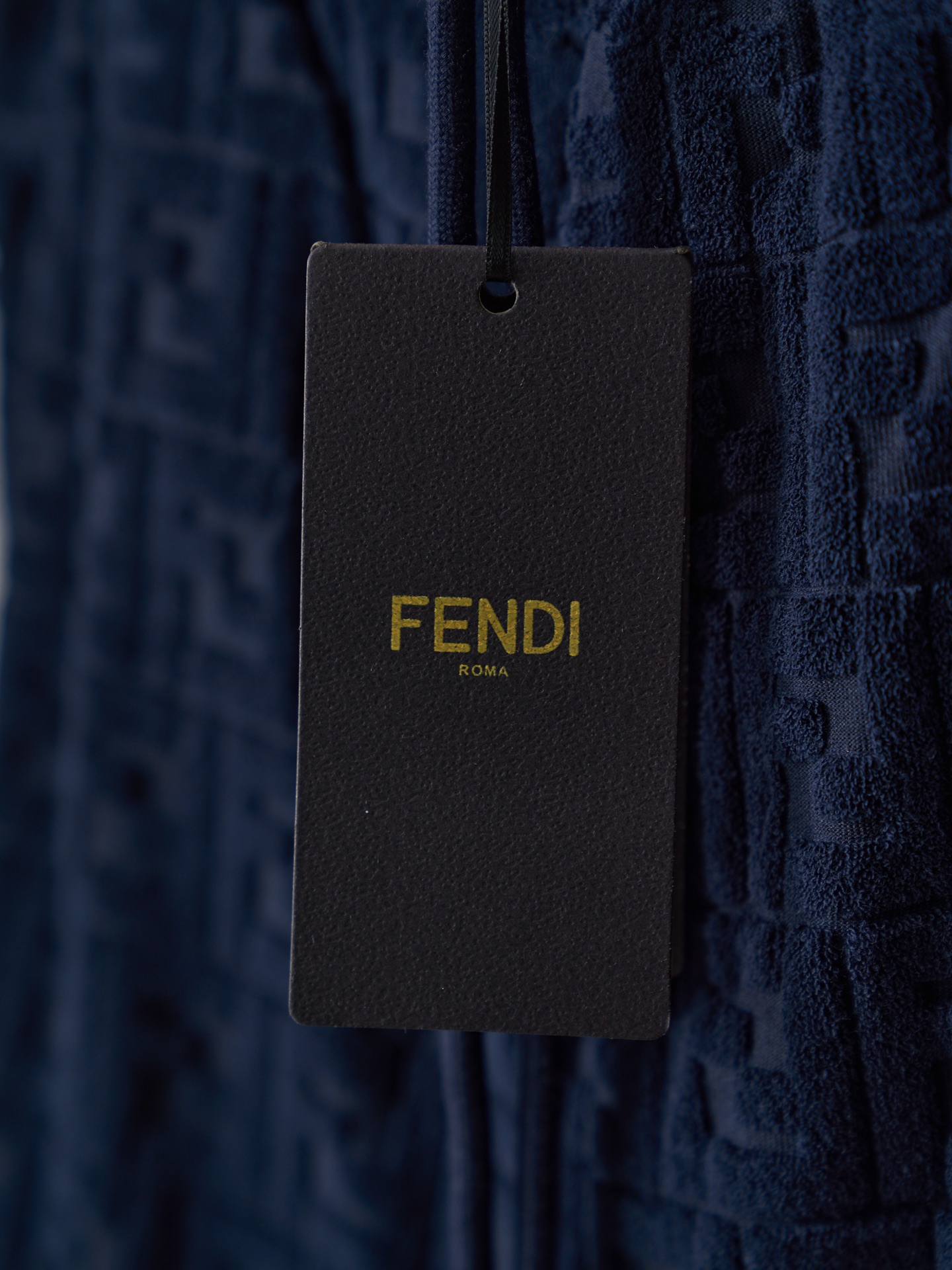 Fendi FF标识凸纹毛巾绣短裤