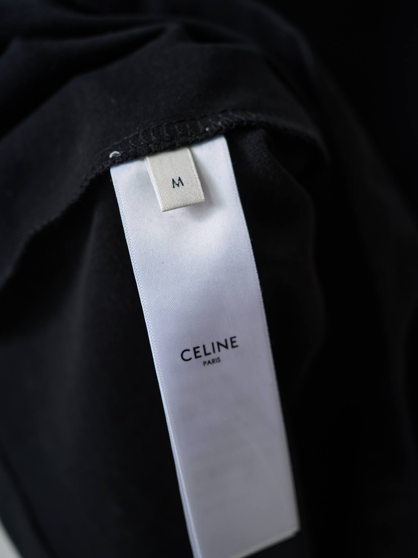 Celine 凯旋门标识刺绣圆领短袖T恤