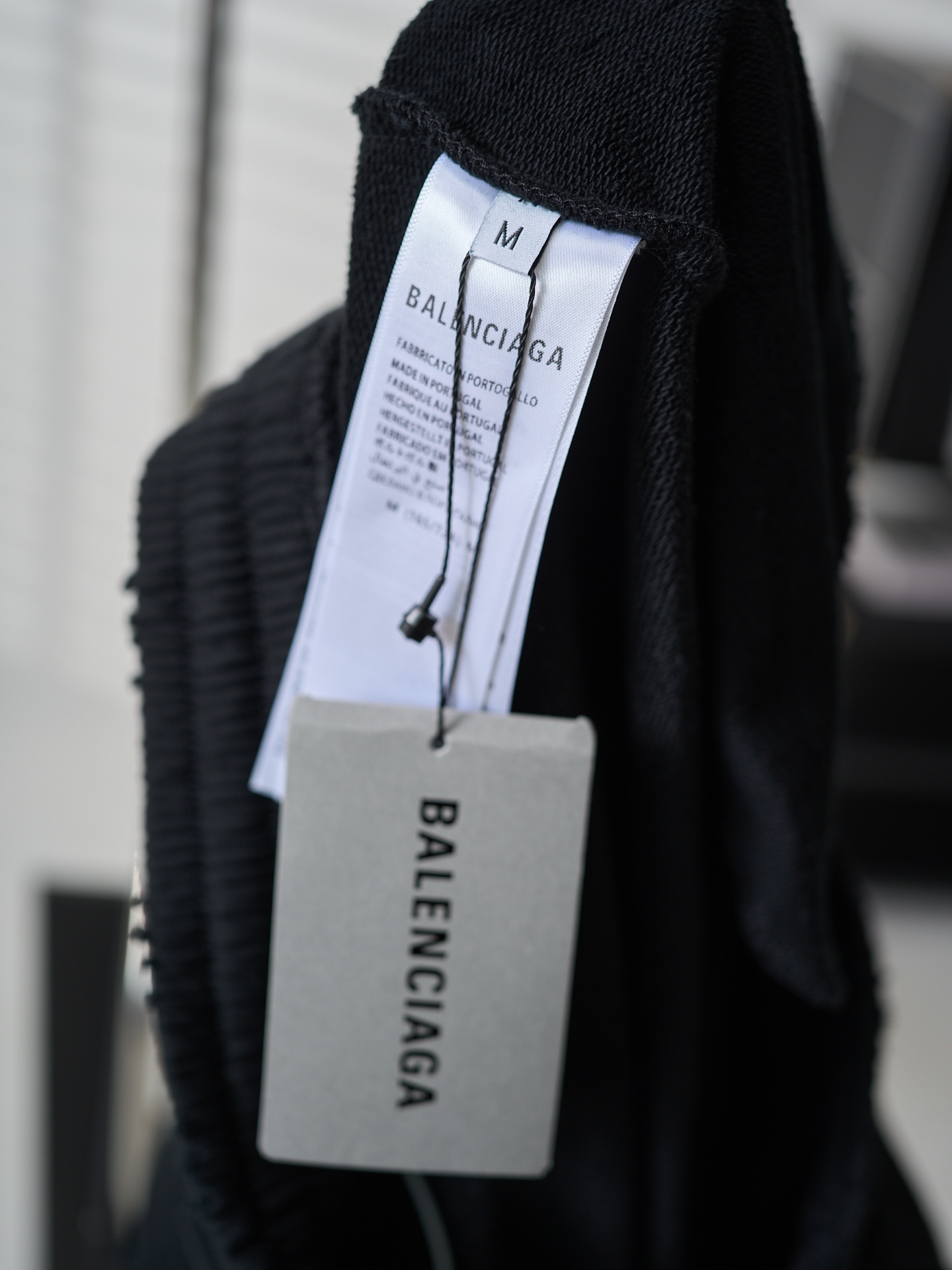Balenciaga Back做旧刺绣休闲短裤版本2