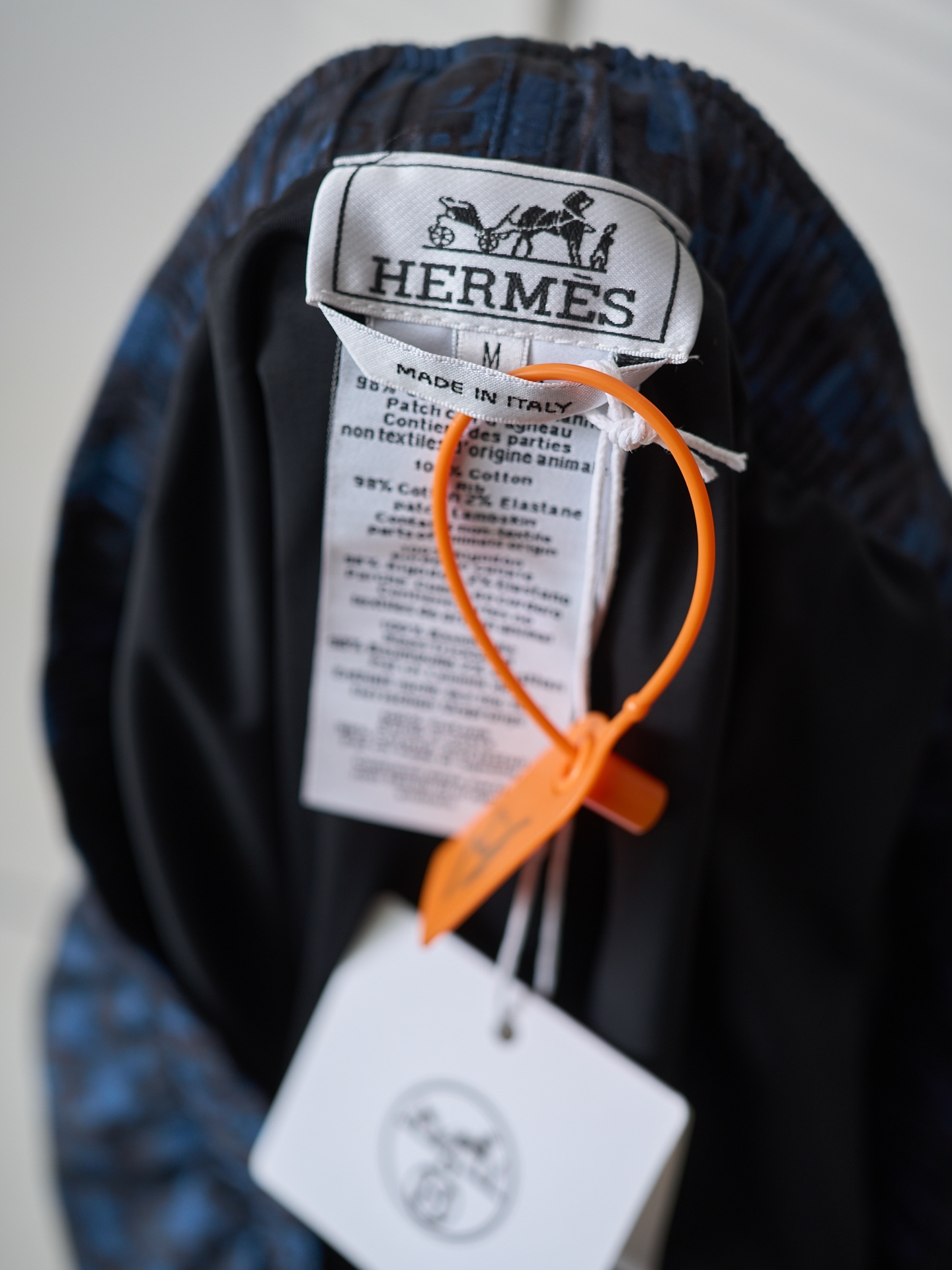 Hermès 满印标识尼龙短裤
