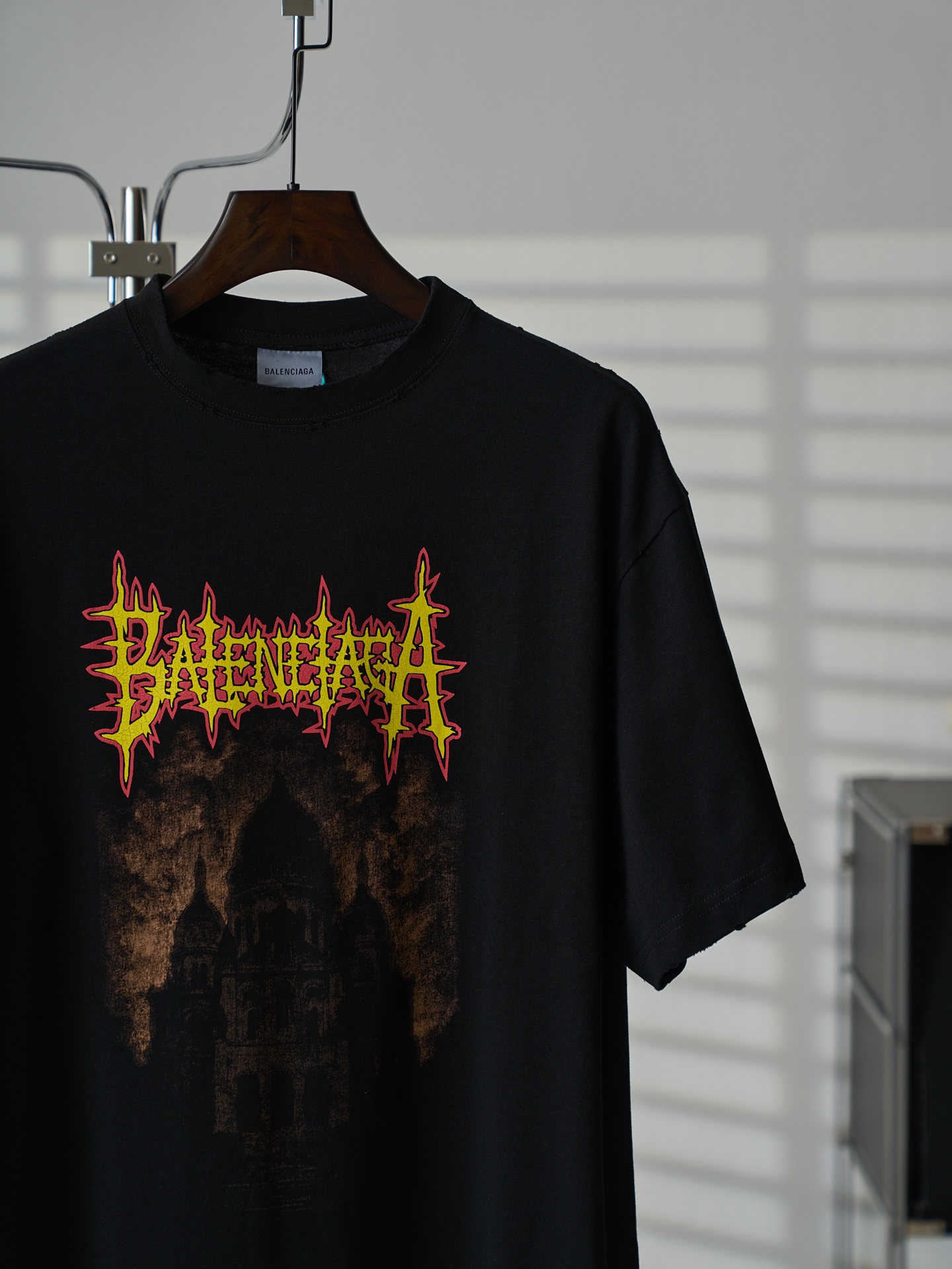 Balenciaga Sacre Coeur棉质印花短袖T恤版本2
