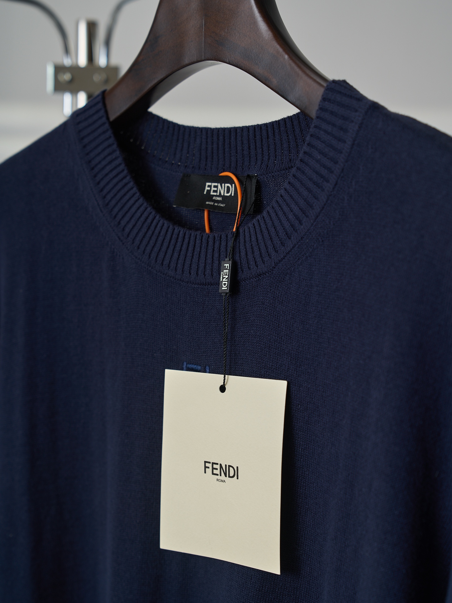 Fendi FF标识针织毛衣短袖版本2