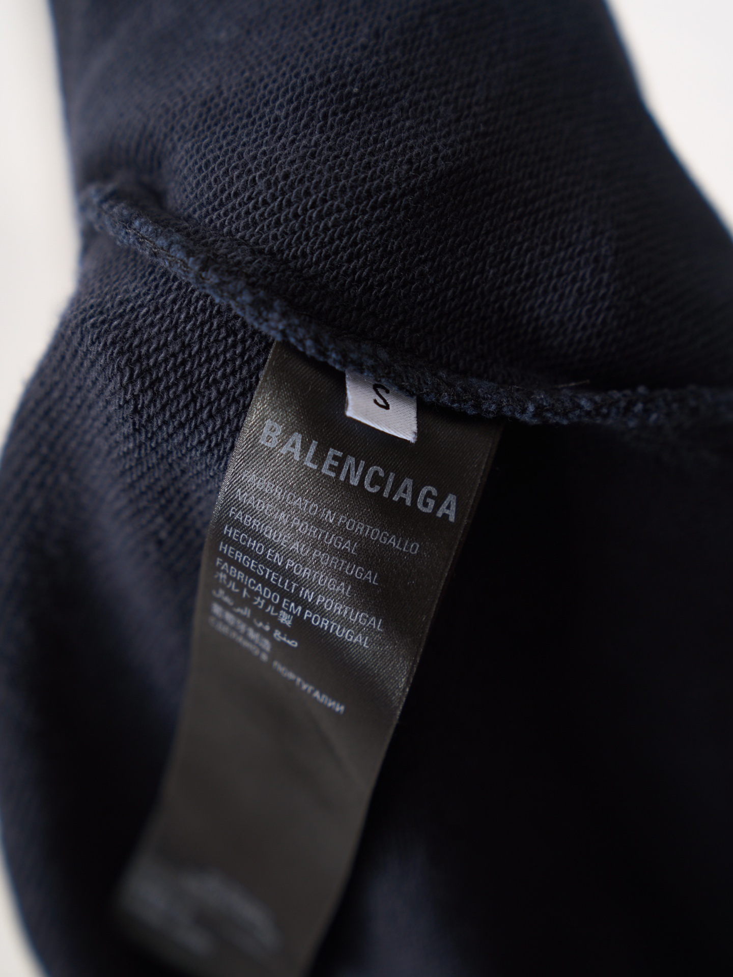 Balenciaga 做旧印花胶带字母长裤