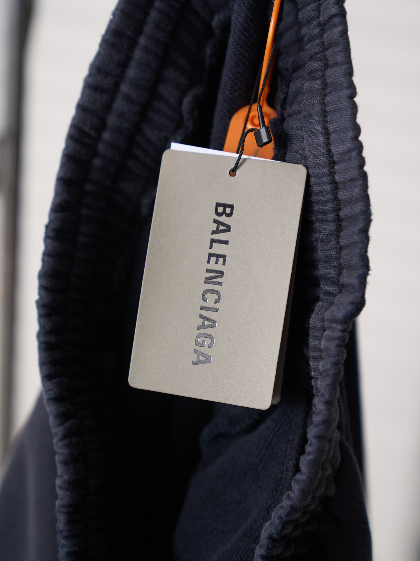 Balenciaga 做旧印花胶带字母长裤