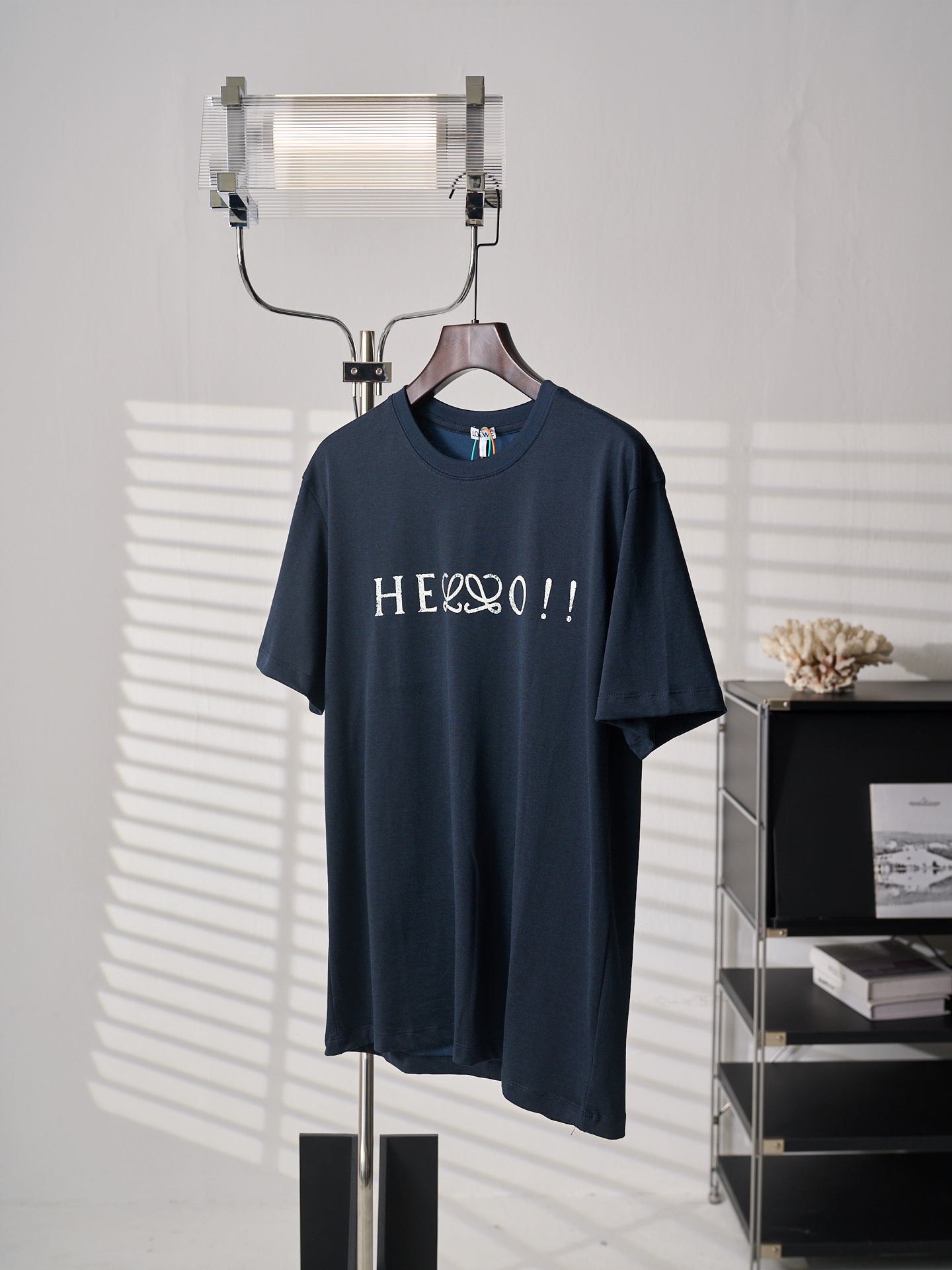 Loewe Anagram Hello印花短袖T恤版本3