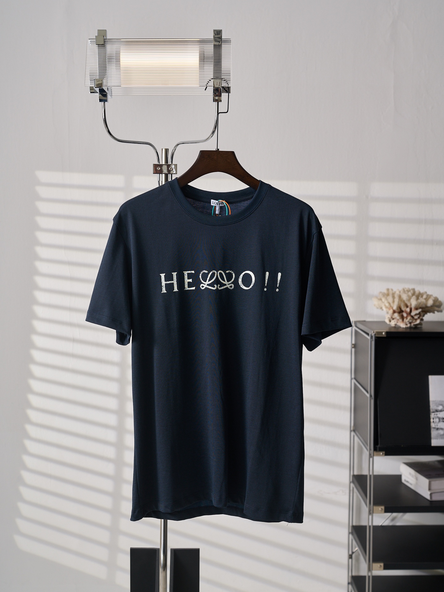 Loewe Anagram Hello印花短袖T恤版本3