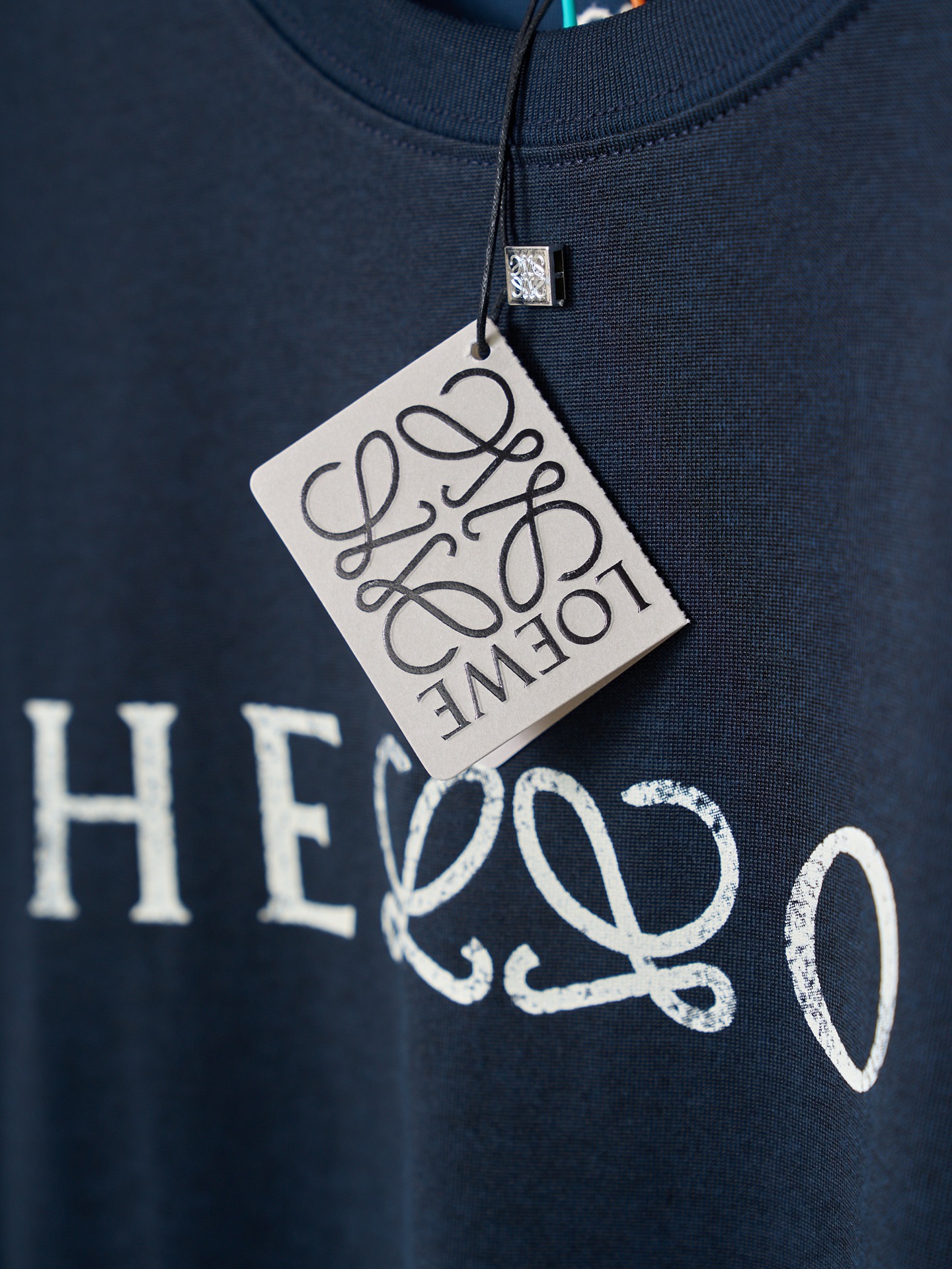 Loewe Anagram Hello印花短袖T恤版本3