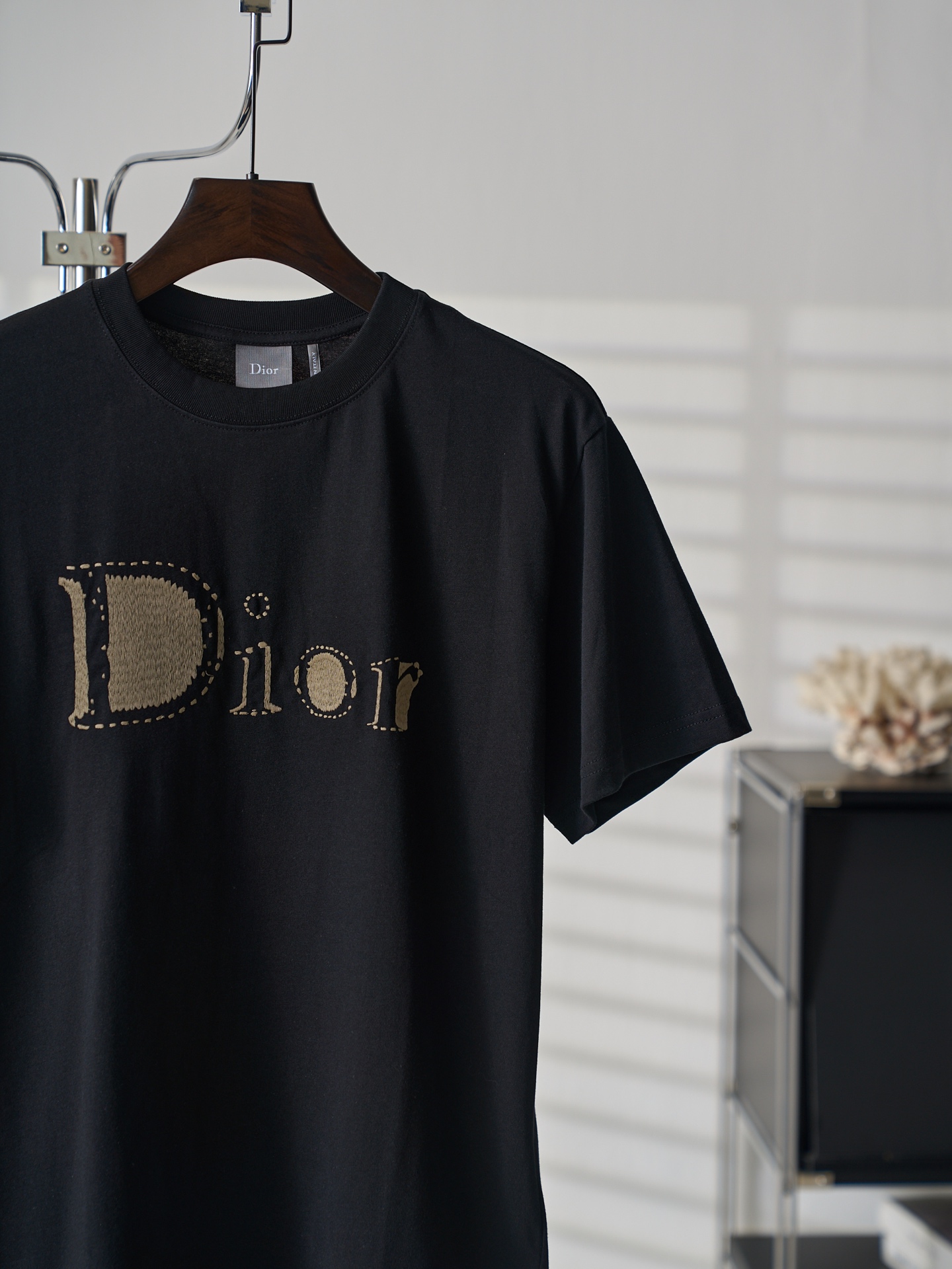 Dior 棉质平纹针织圆领短袖T恤版本4
