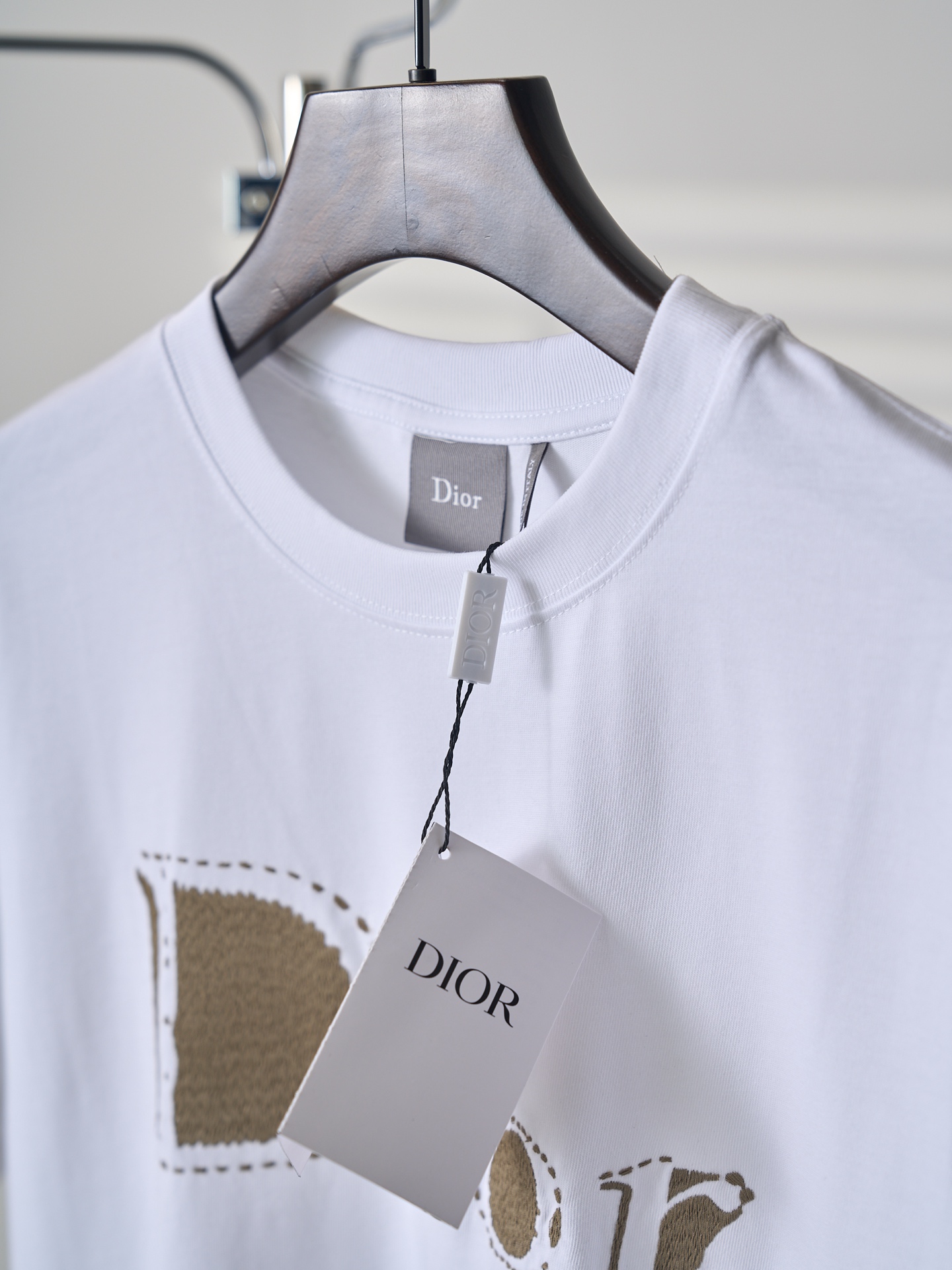 Dior 棉质平纹针织圆领短袖T恤版本4
