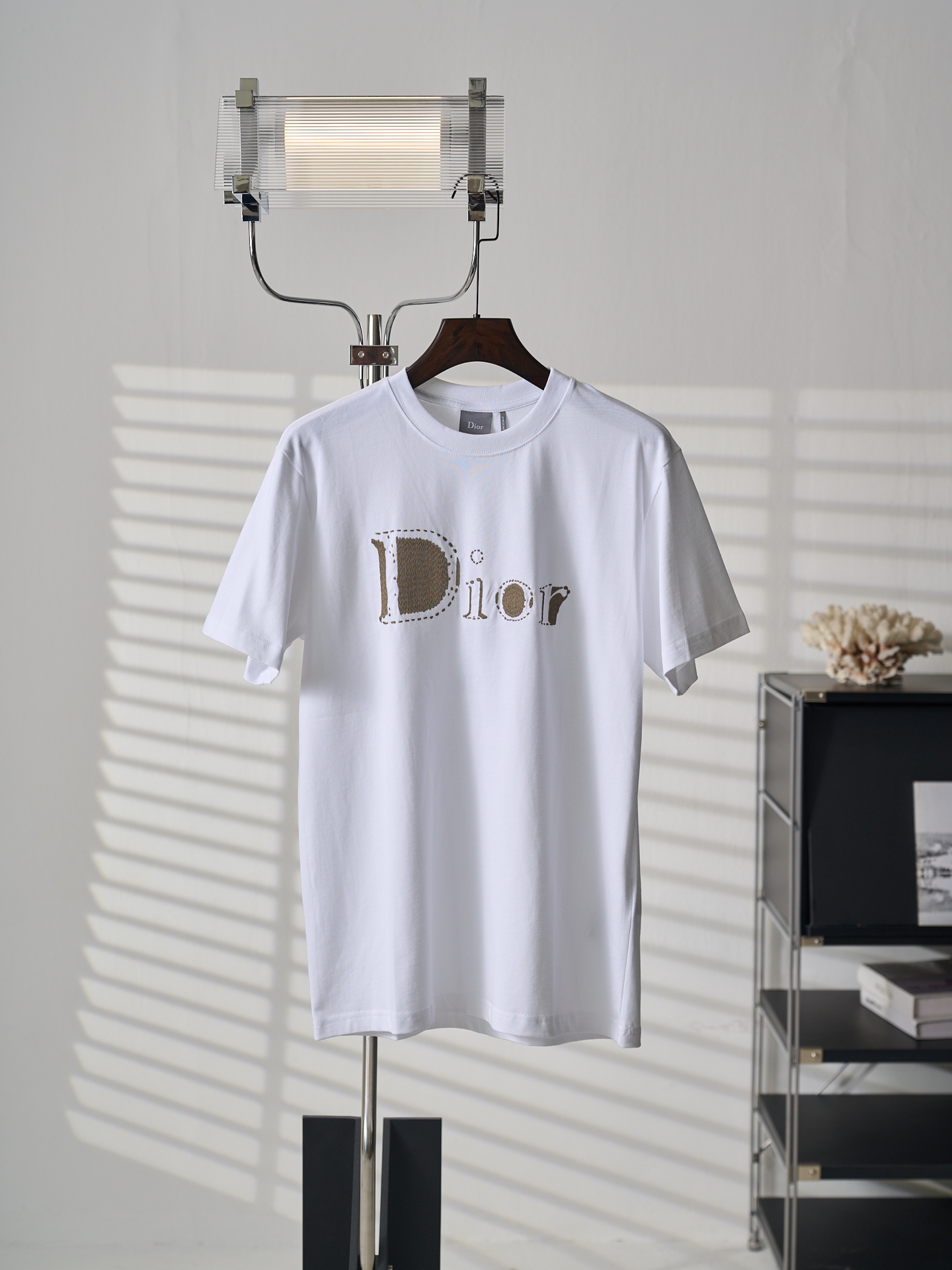 Dior 棉质平纹针织圆领短袖T恤版本4