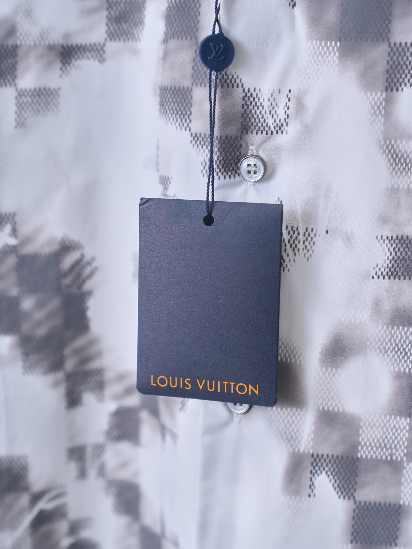 Louis Vuitton 满印棋盘格标识短袖衬衫