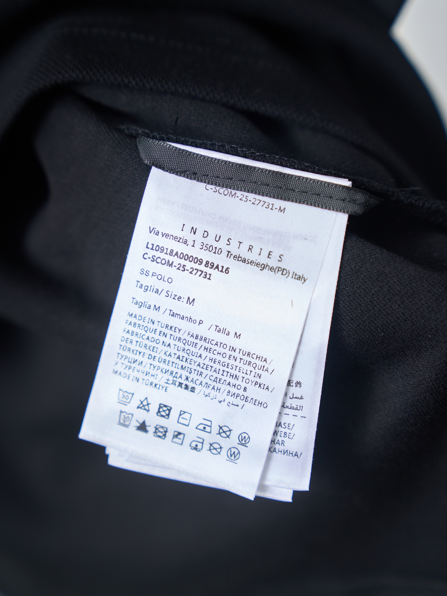 Moncler 棉质徽标字母三粒扣短袖Polo衫版本3