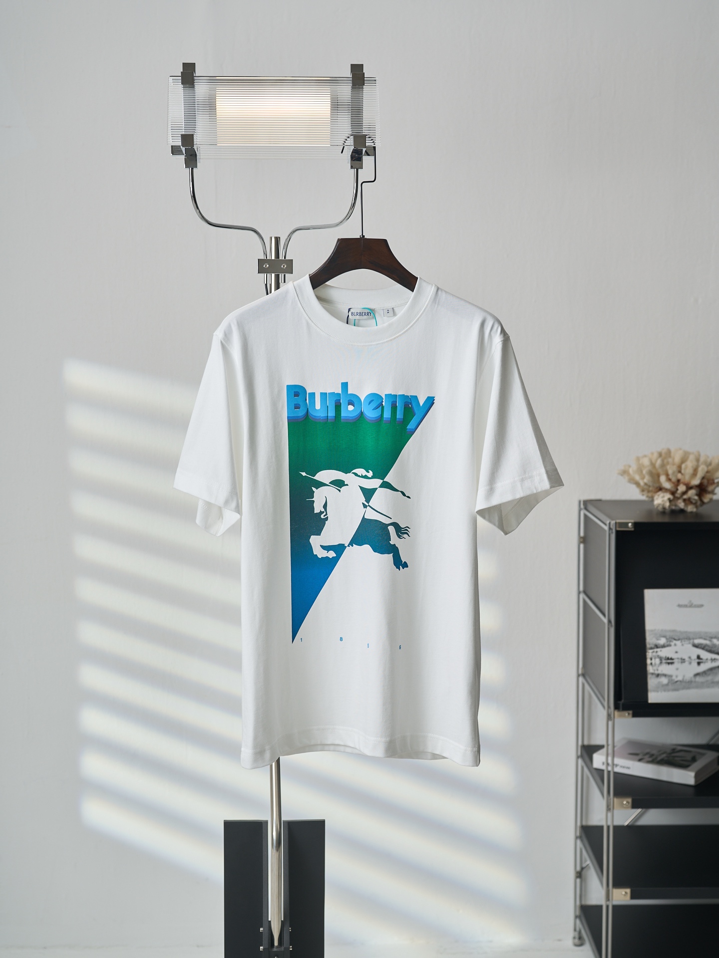 Burberry 马术骑士徽标印花圆领短袖T恤