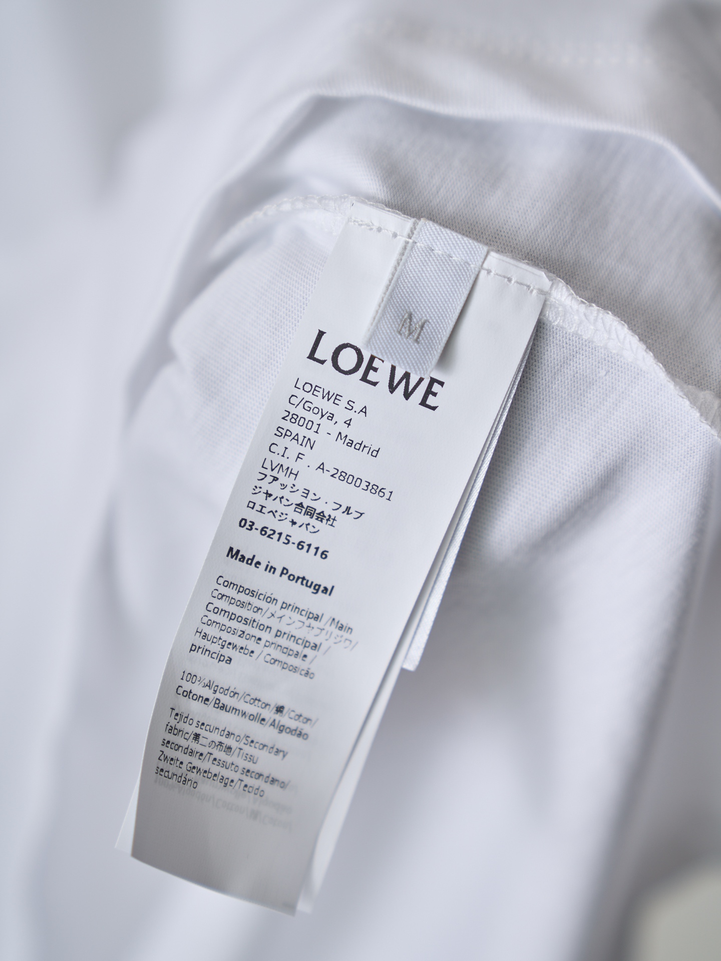 Loewe Anagram刺绣圆领短袖T恤版本2