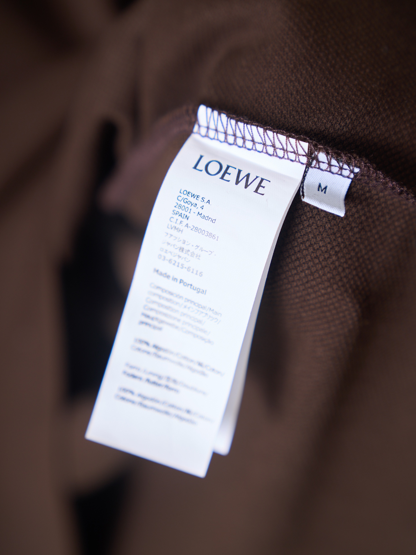 Loewe Anagram 刺绣短袖Polo衫