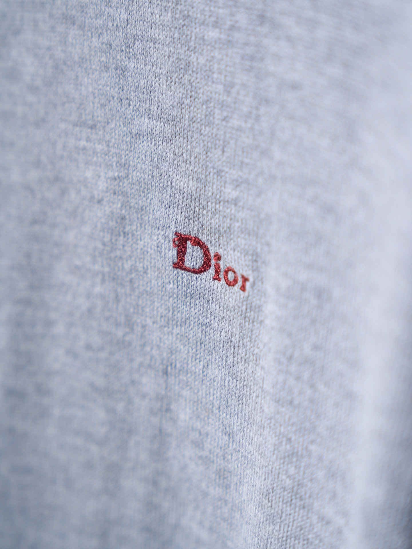Dior 字母刺绣标识织带针织开衫