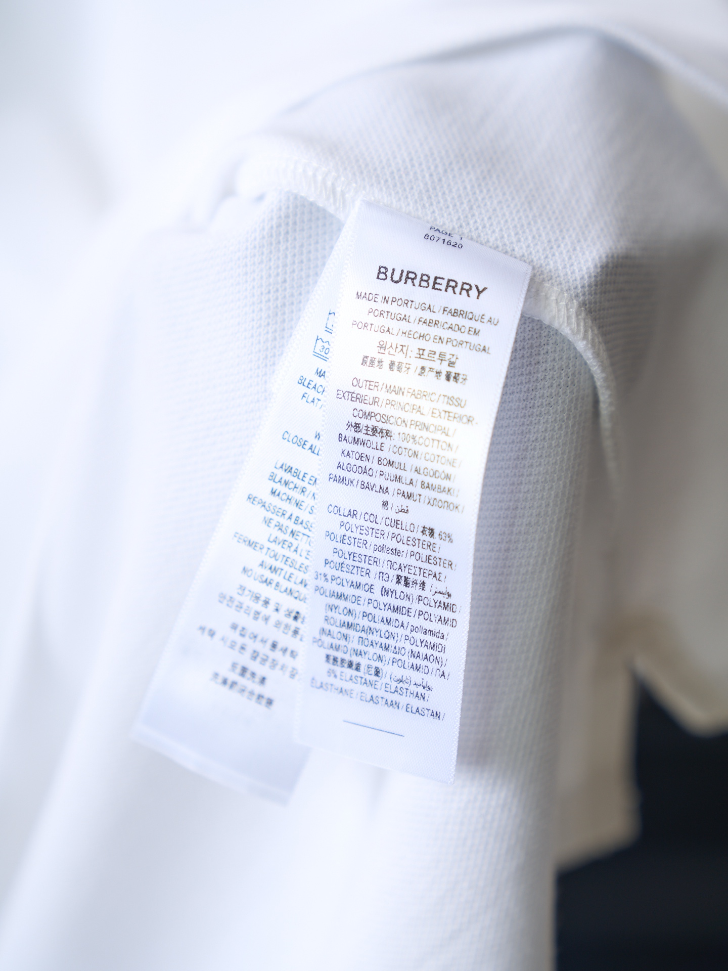 Burberry 格纹装饰马术骑士刺绣短袖POLO衫版本2