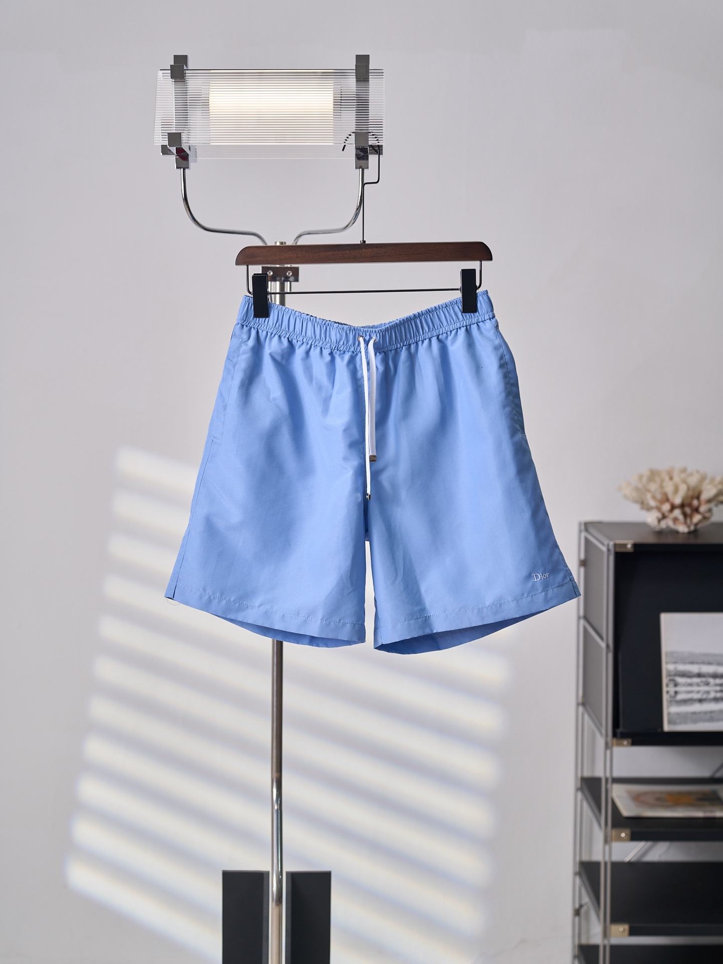 @ 195 [subasta real] Pantalones cortos de traje de baño bordados con etiqueta pequeña DIOR/Dior [stock listo] XS S M L …
