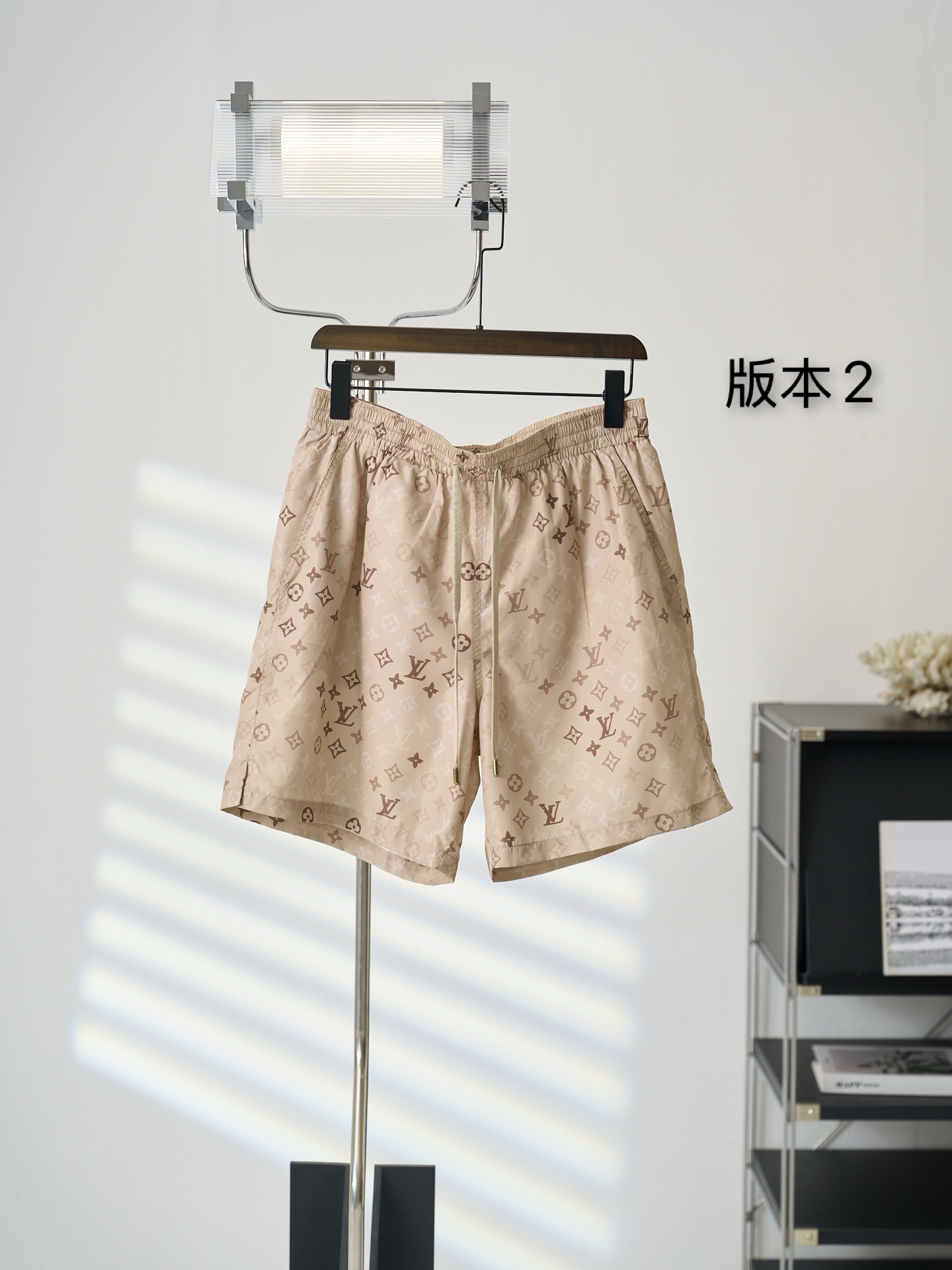 P130 【实物挂拍】LV/路易威登 沙丘之影字母渐变提花短裤（版本2） 【现货】S M L XL